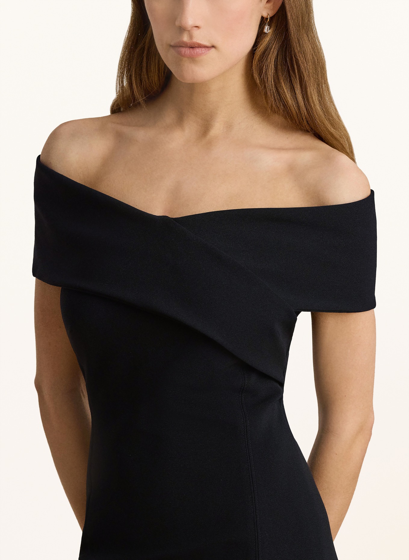 LAUREN RALPH LAUREN Cocktailkleid: SCHWARZ