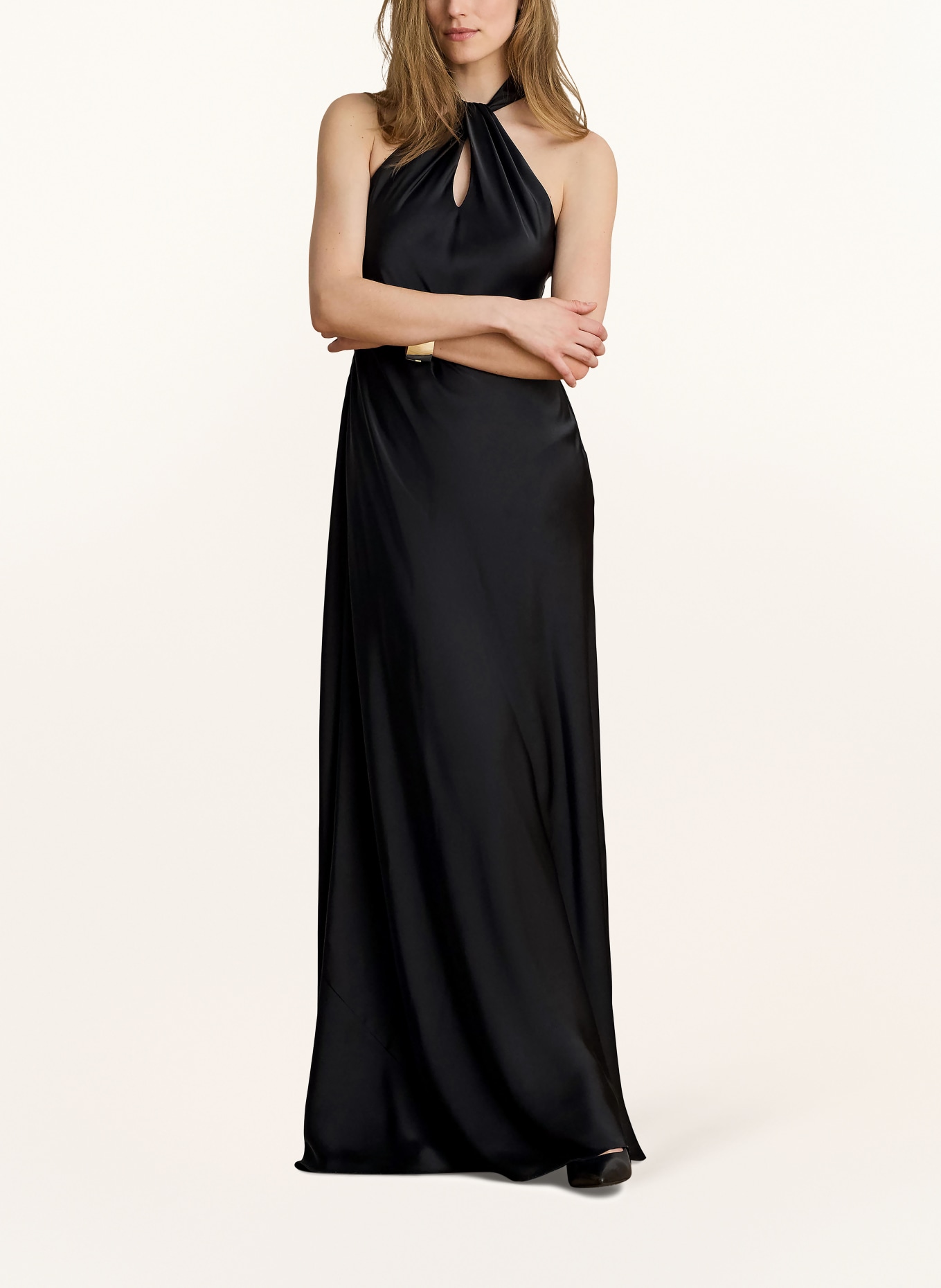 LAUREN RALPH LAUREN Abendkleid: SCHWARZ