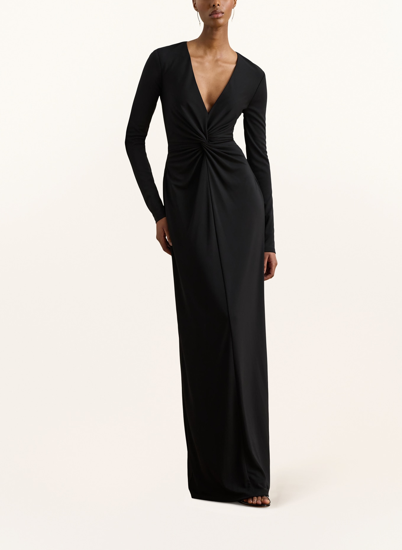 LAUREN RALPH LAUREN Abendkleid: SCHWARZ