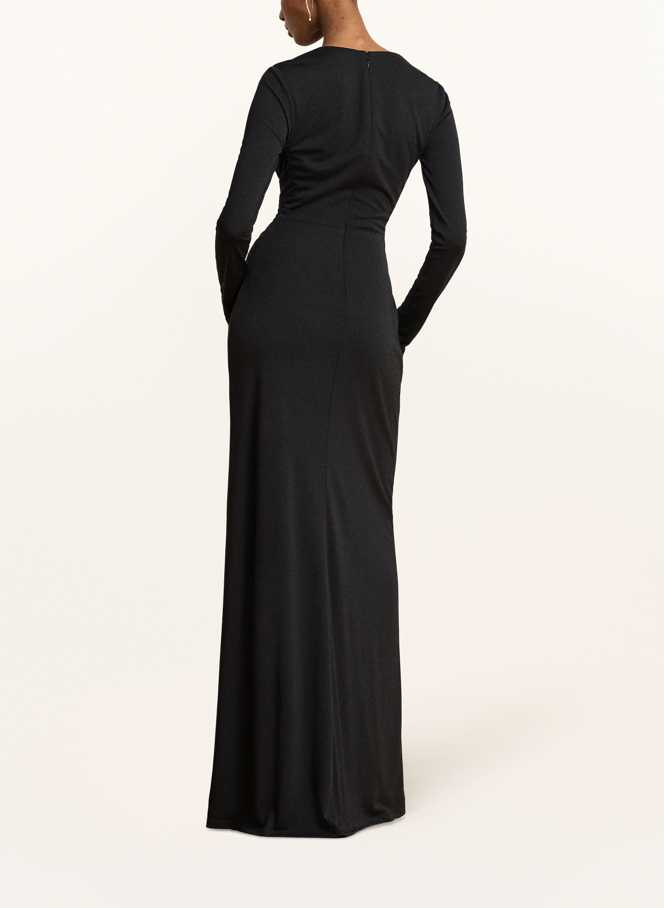 LAUREN RALPH LAUREN Abendkleid: SCHWARZ