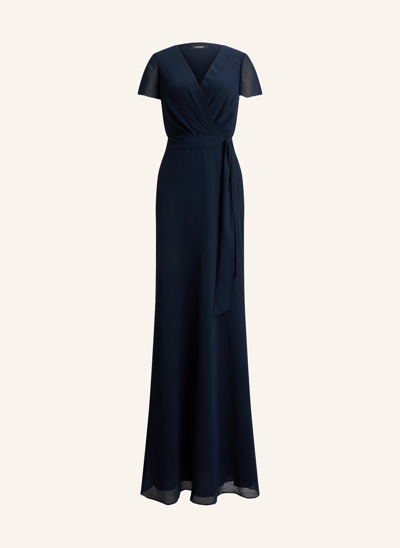 LAUREN RALPH LAUREN Abendkleid: DUNKELBLAU