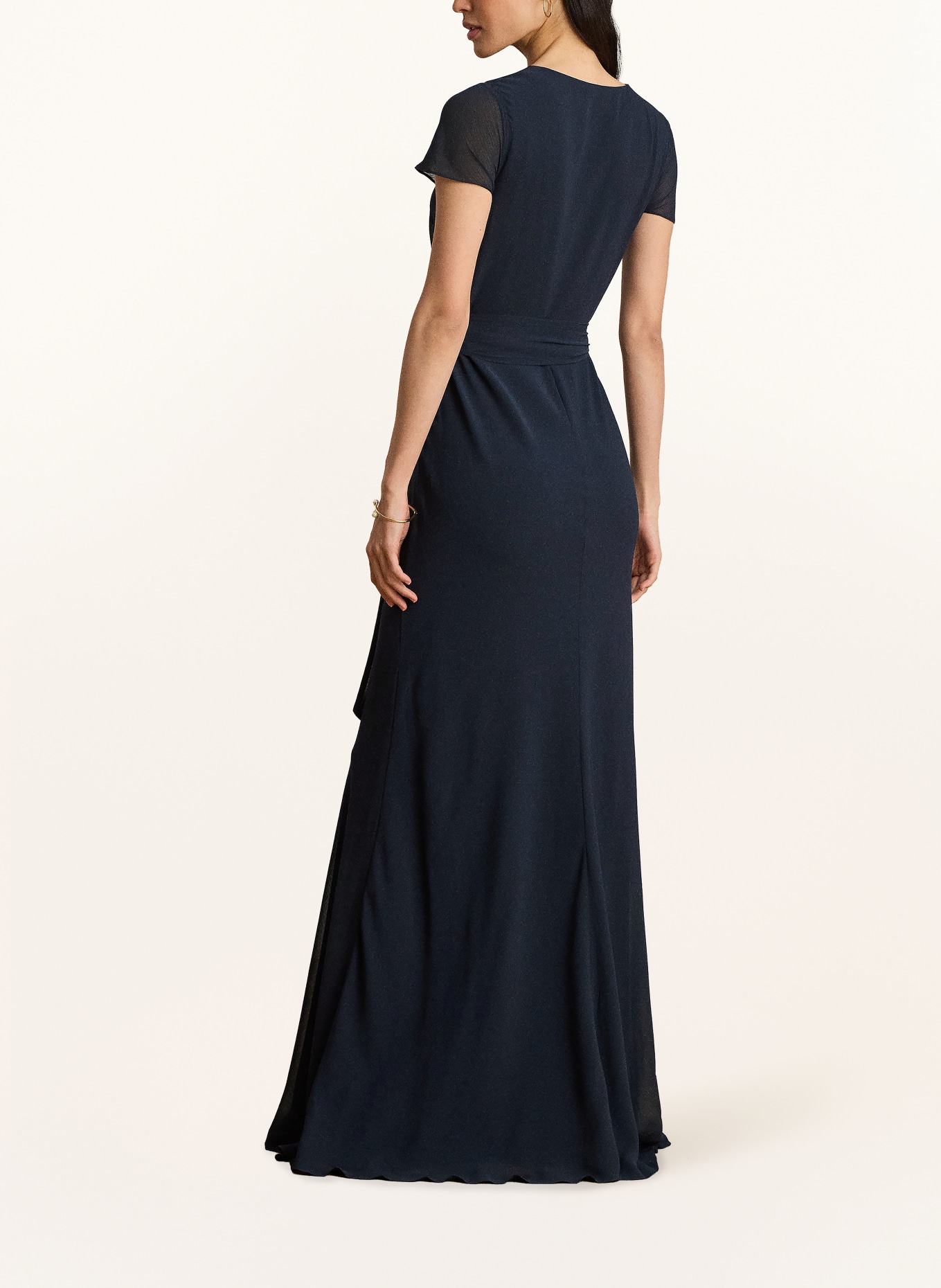 LAUREN RALPH LAUREN Abendkleid: DUNKELBLAU