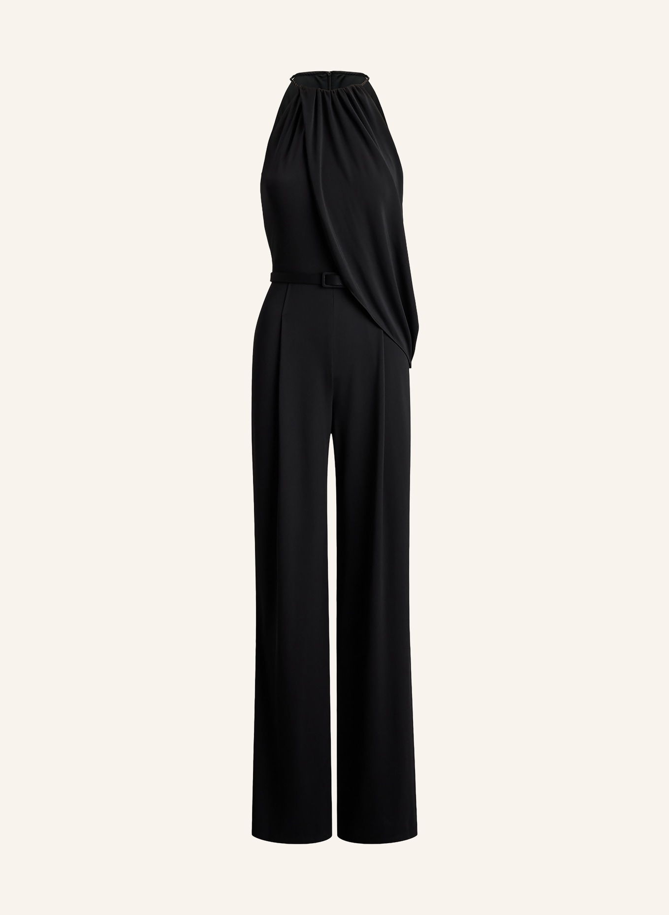 LAUREN RALPH LAUREN Jumpsuit van jersey: ZWART