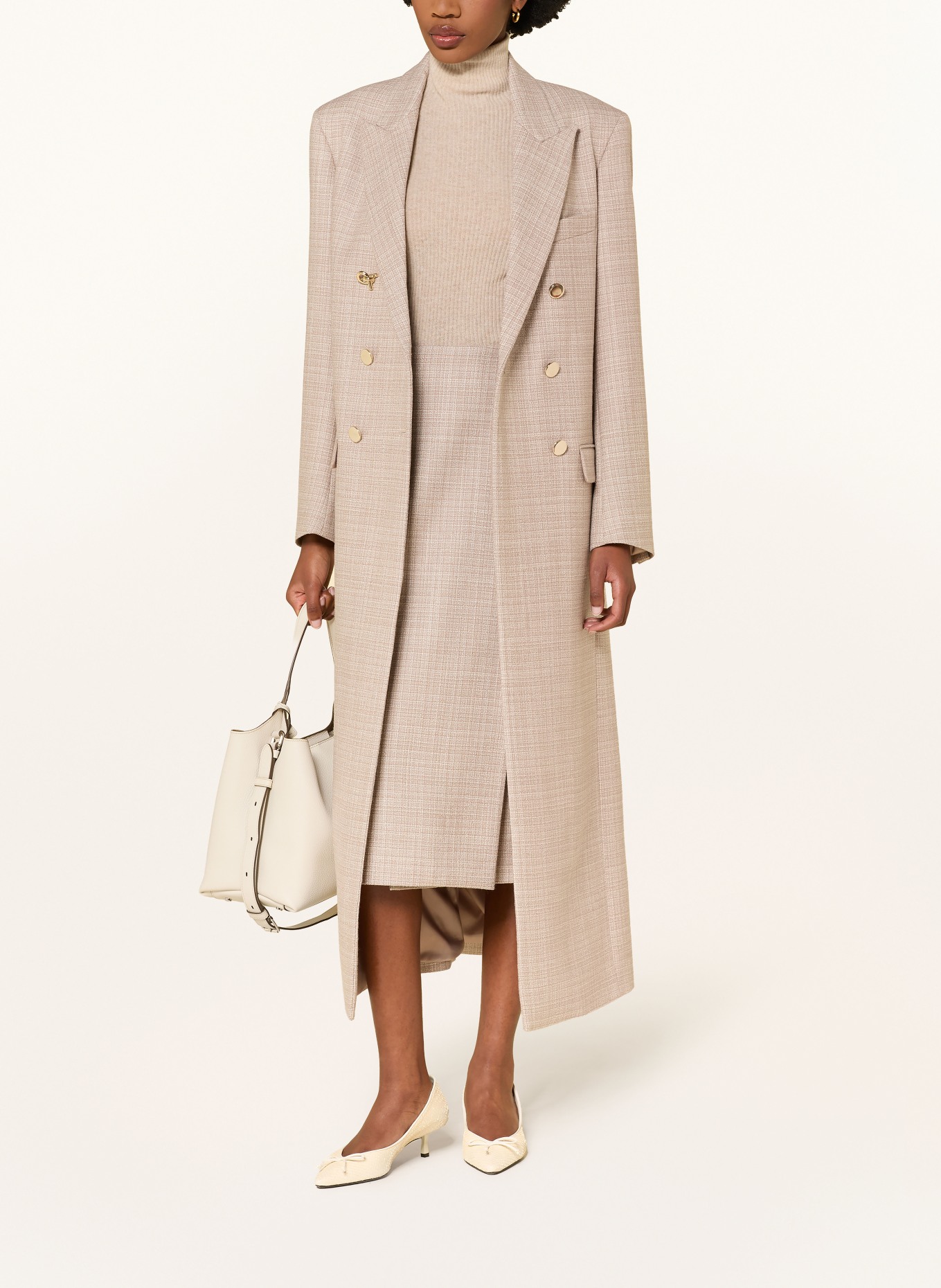 FABIANA FILIPPI Wickelrock: BEIGE