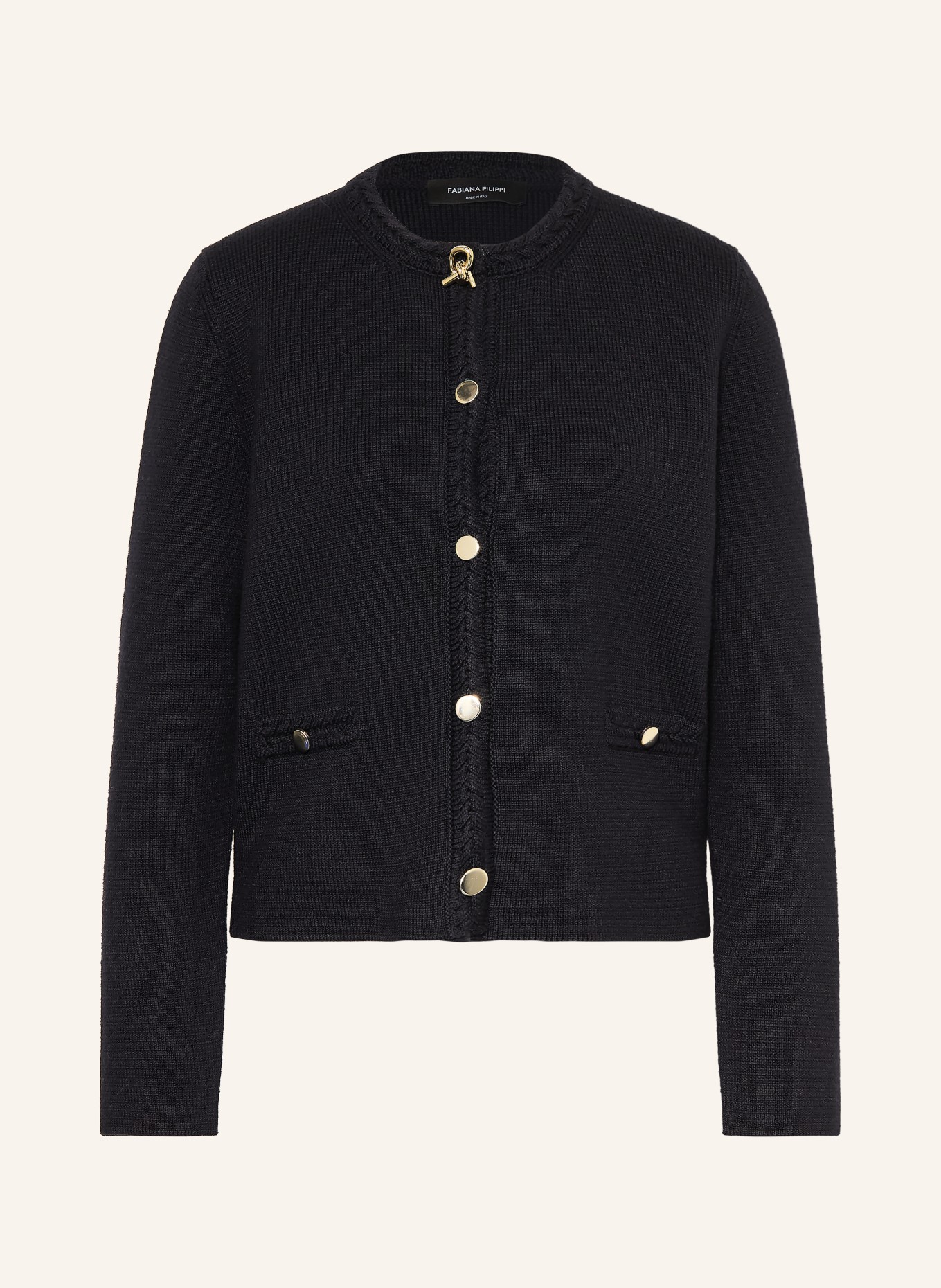 FABIANA FILIPPI Strickjacke: DUNKELBLAU