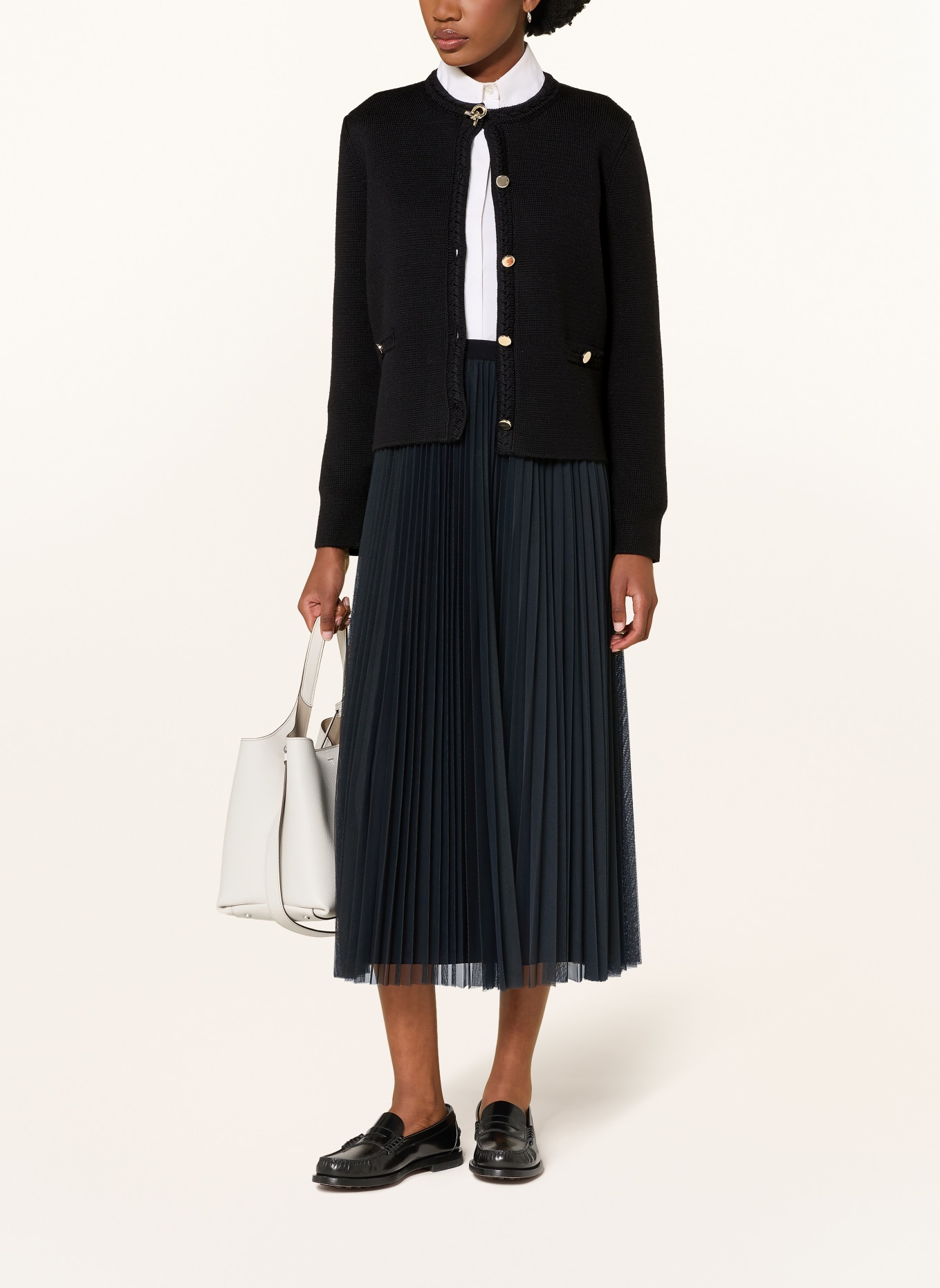 FABIANA FILIPPI Strickjacke: DUNKELBLAU