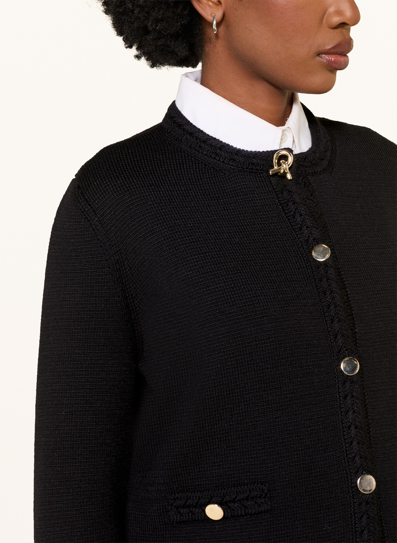FABIANA FILIPPI Strickjacke: DUNKELBLAU