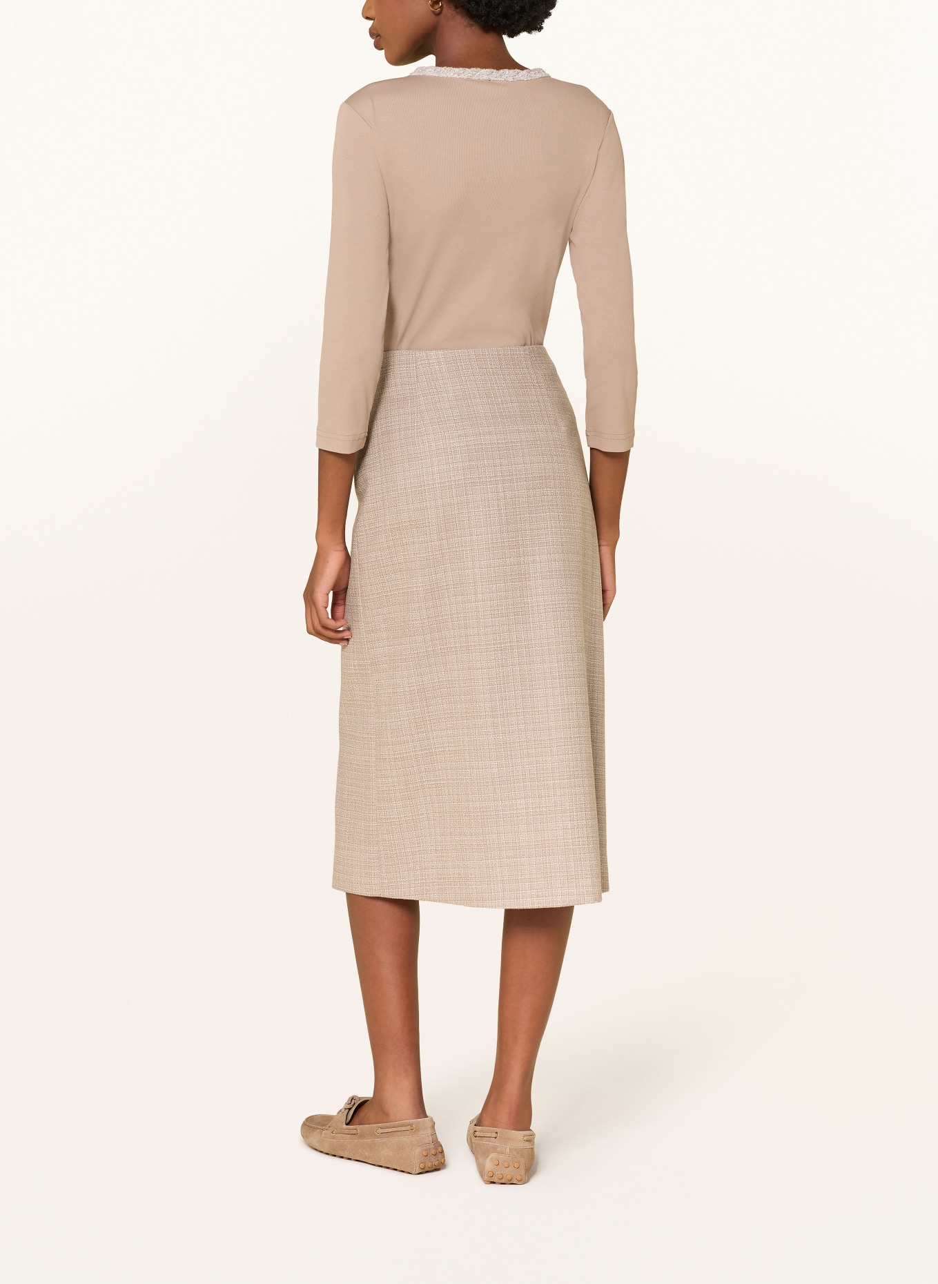 FABIANA FILIPPI Shirt mit 3/4-Arm: BEIGE
