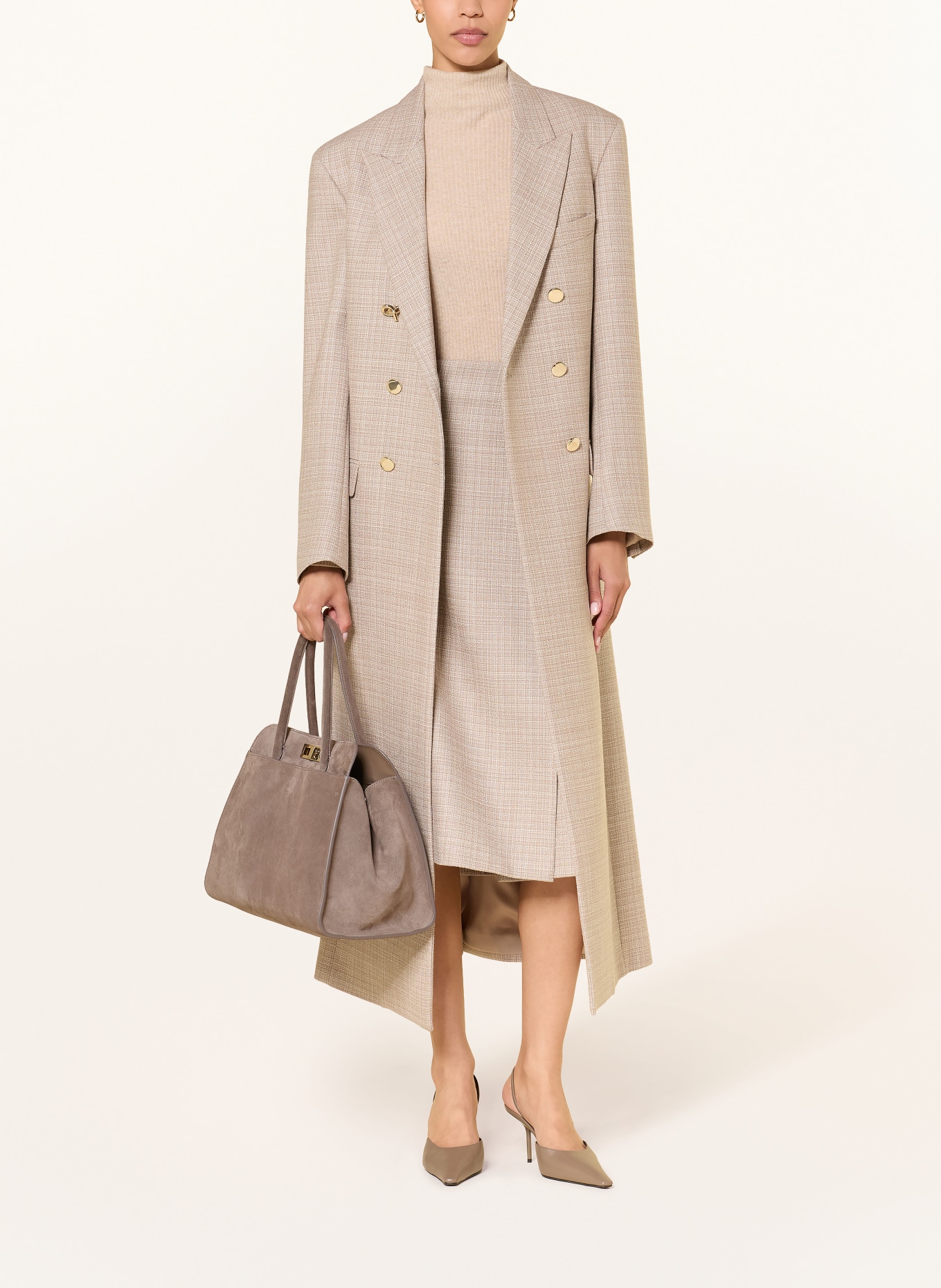 FABIANA FILIPPI Handbag: BROWN / GOLD
