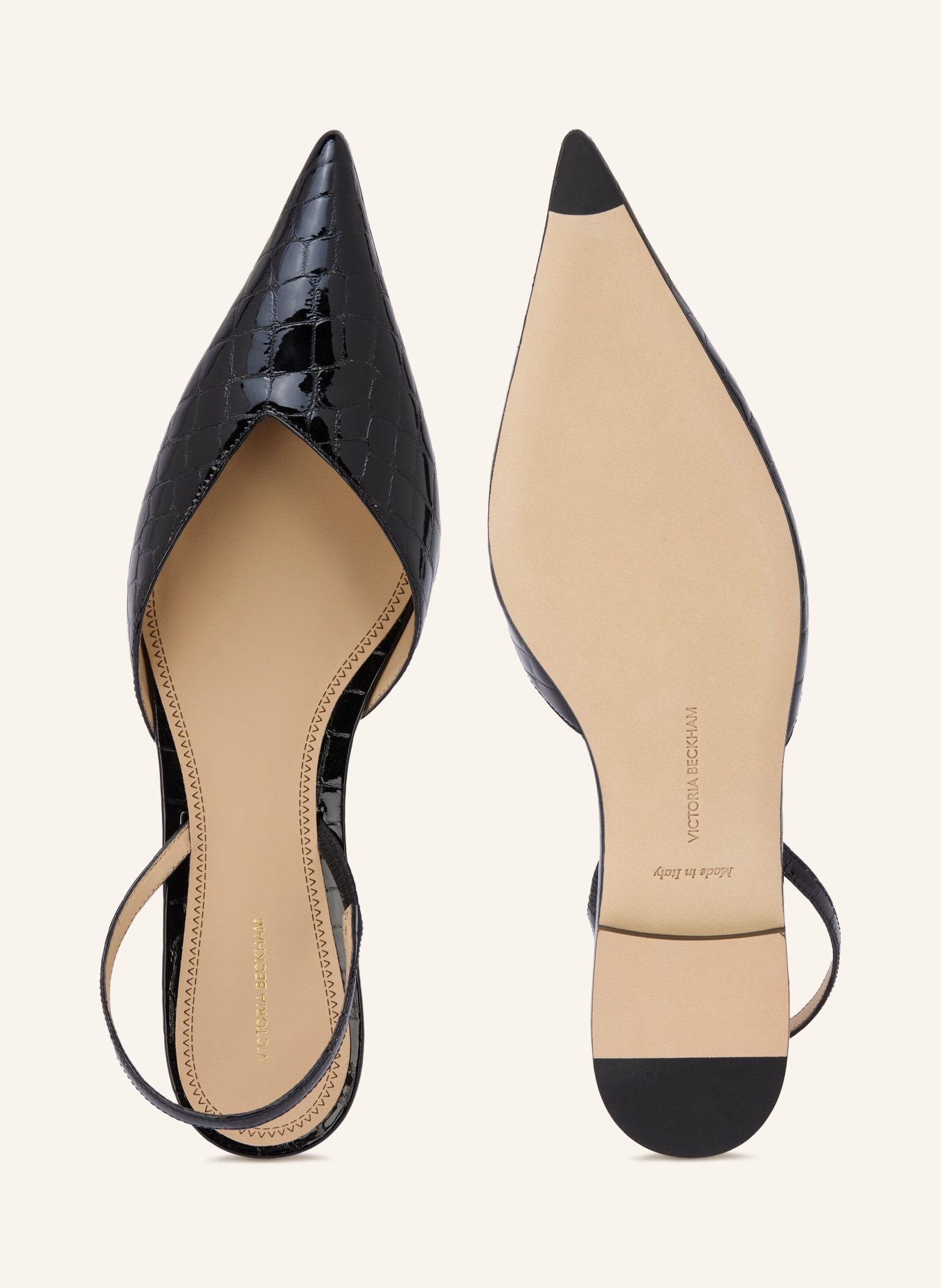 VICTORIA BECKHAM Slingballerinas: SCHWARZ