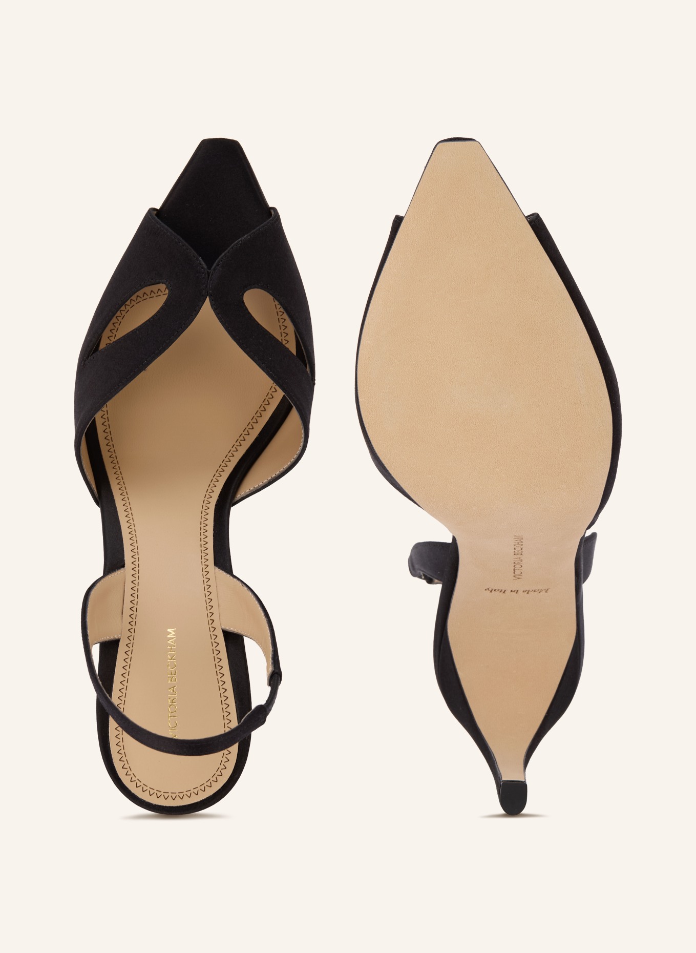 VICTORIA BECKHAM Sandaletten HARLOW: SCHWARZ