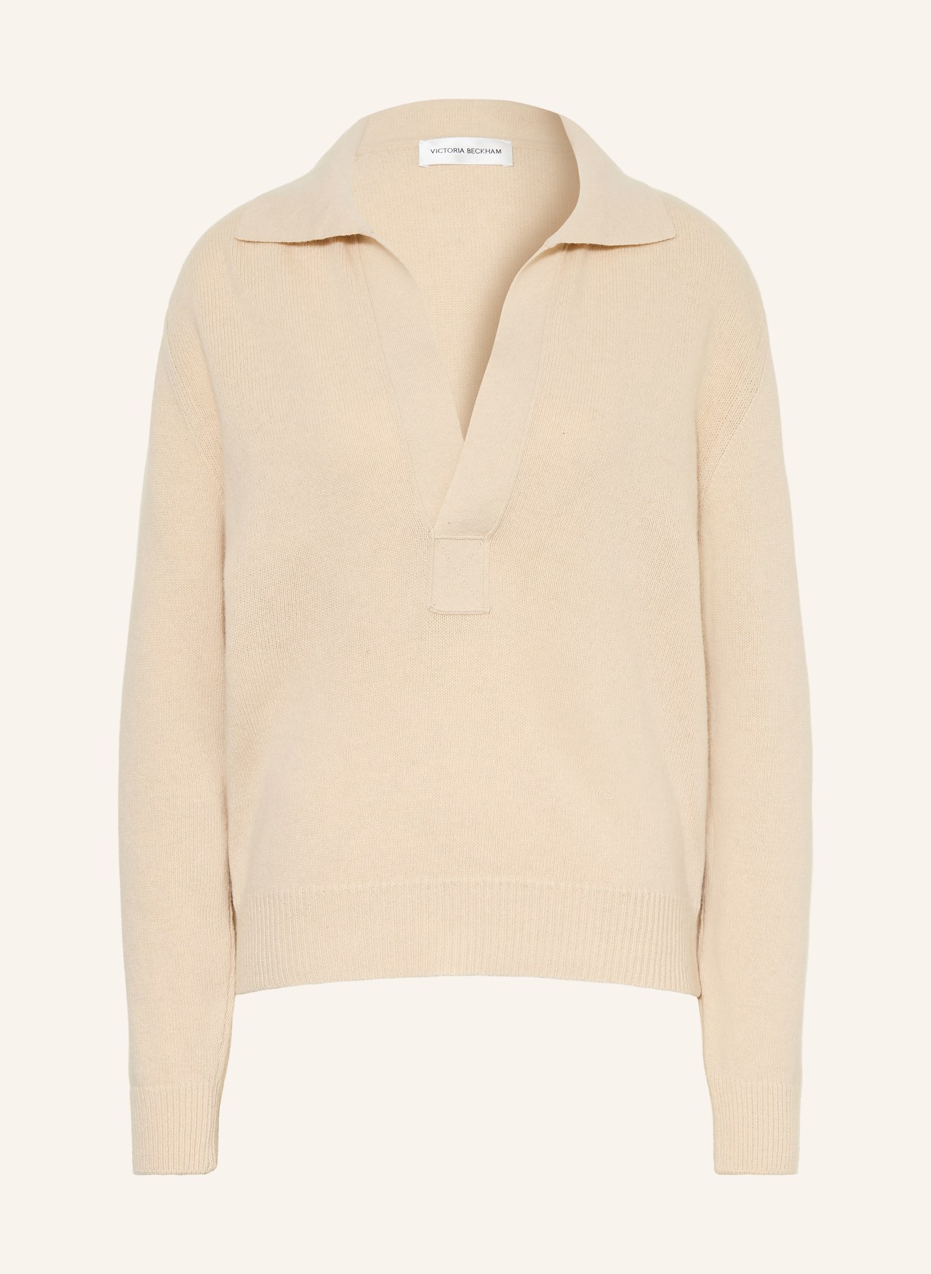 VICTORIA BECKHAM Sweter z kaszmiru: KREMOWY