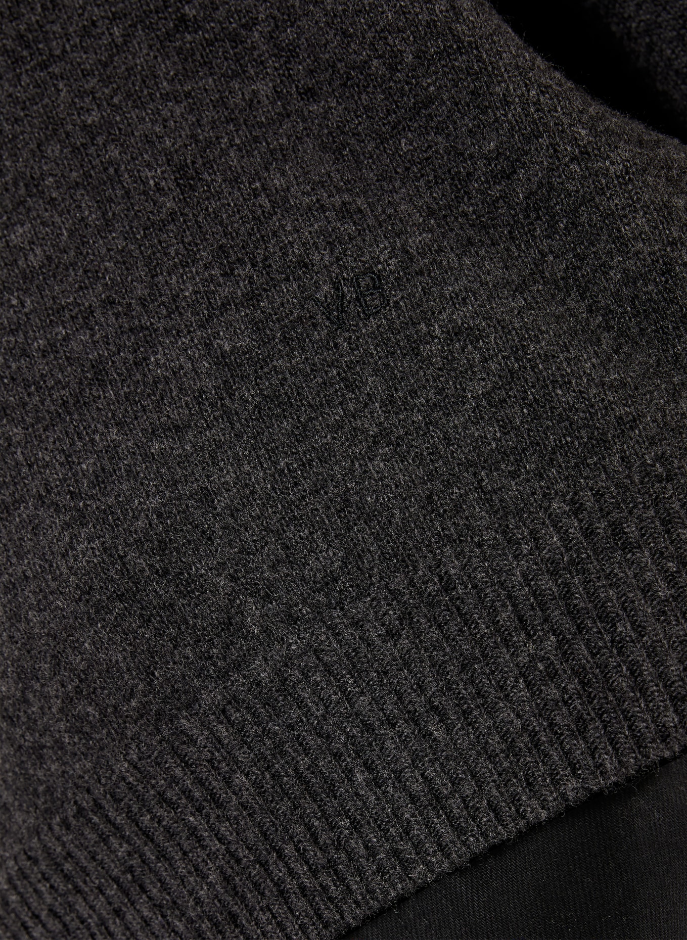 VICTORIA BECKHAM Pullover mit Cashmere: DUNKELGRAU