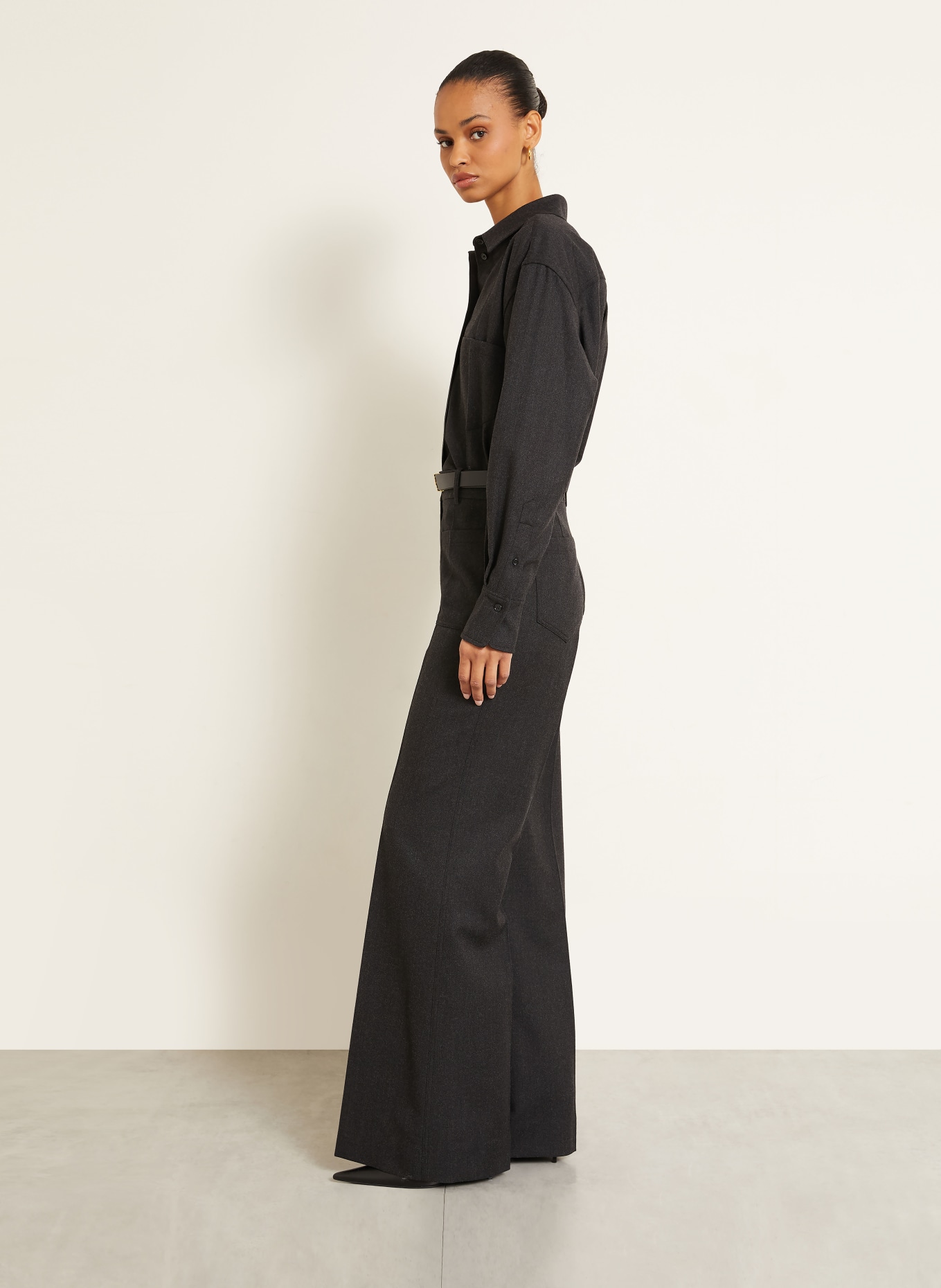 VICTORIA BECKHAM Marlenehose ALINA: DUNKELGRAU