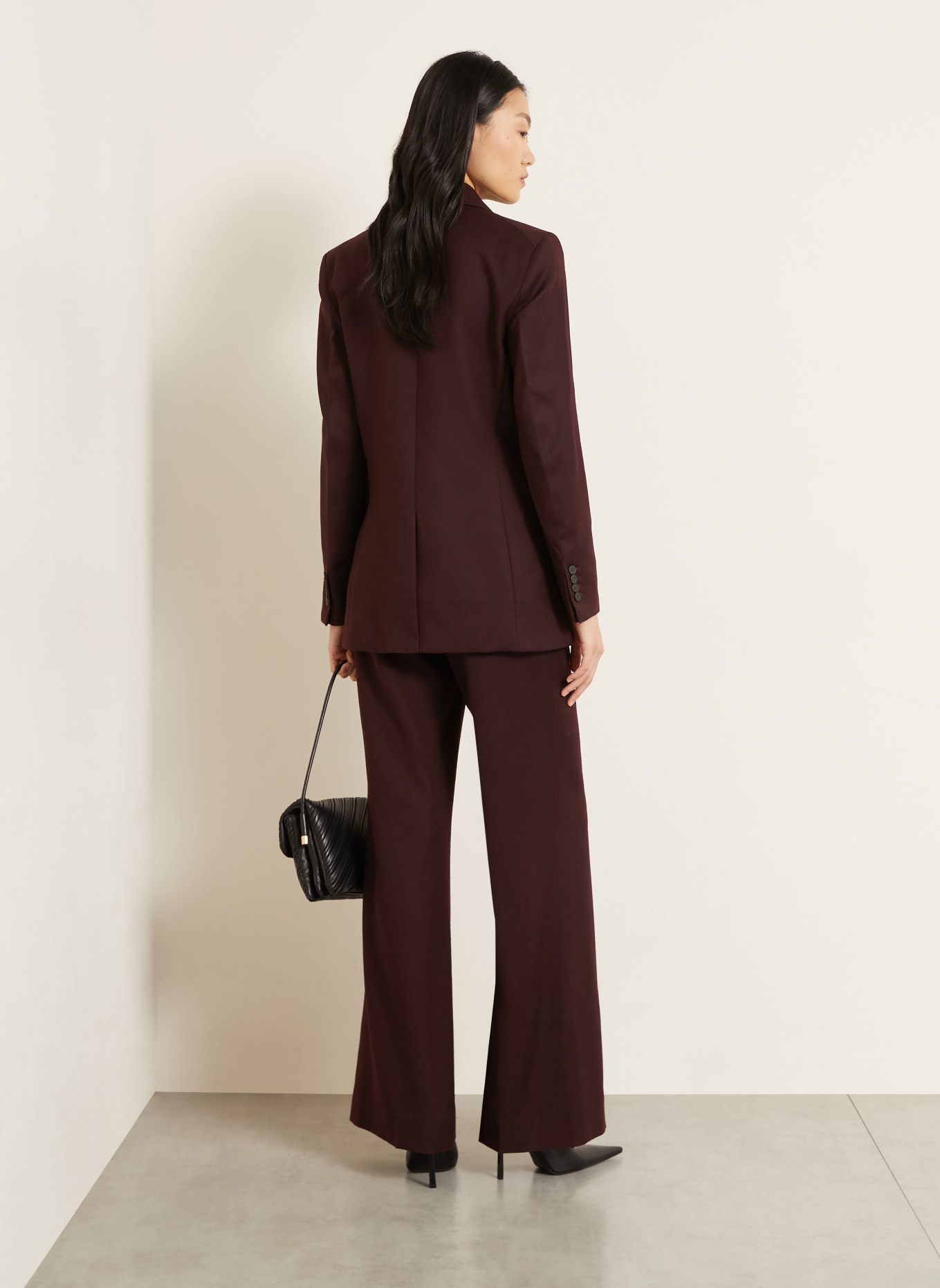 VICTORIA BECKHAM Blazer KATHERINE: DUNKELLILA
