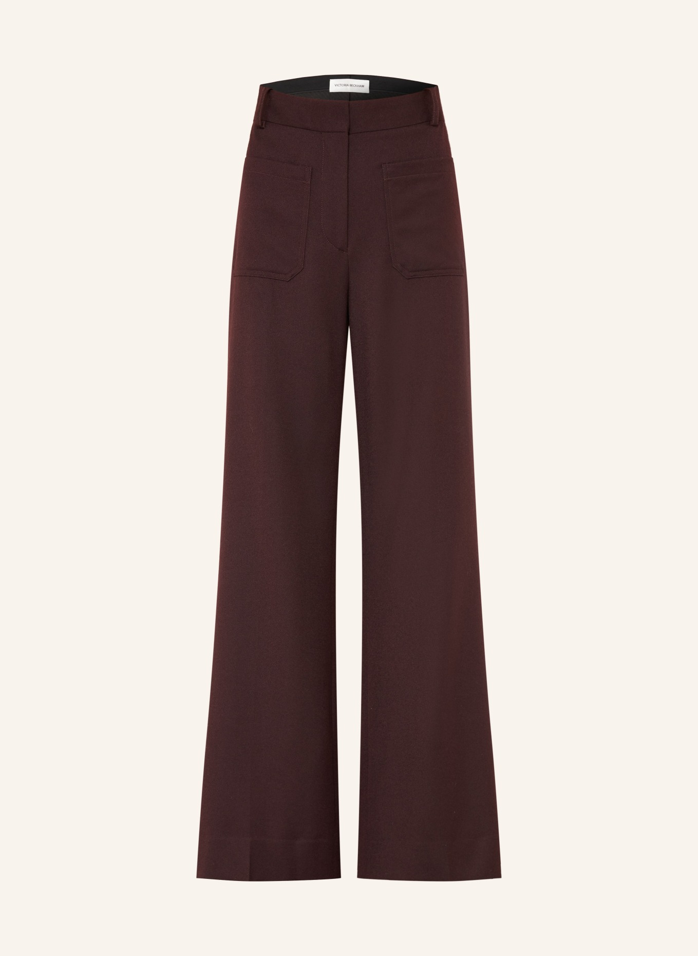 VICTORIA BECKHAM Marlenehose ALINA: DUNKELLILA
