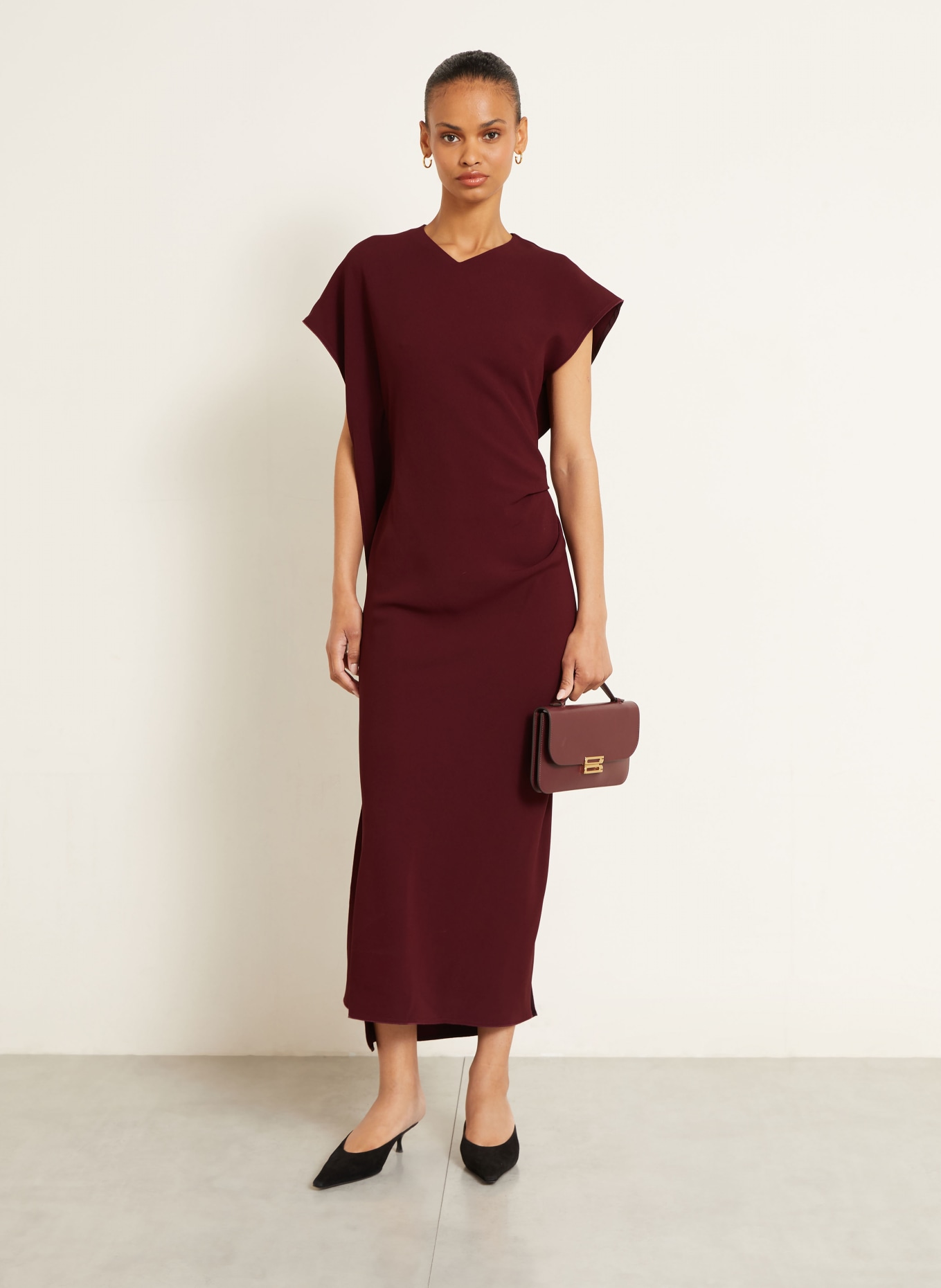 VICTORIA BECKHAM Abendkleid VICTORIA: DUNKELROT