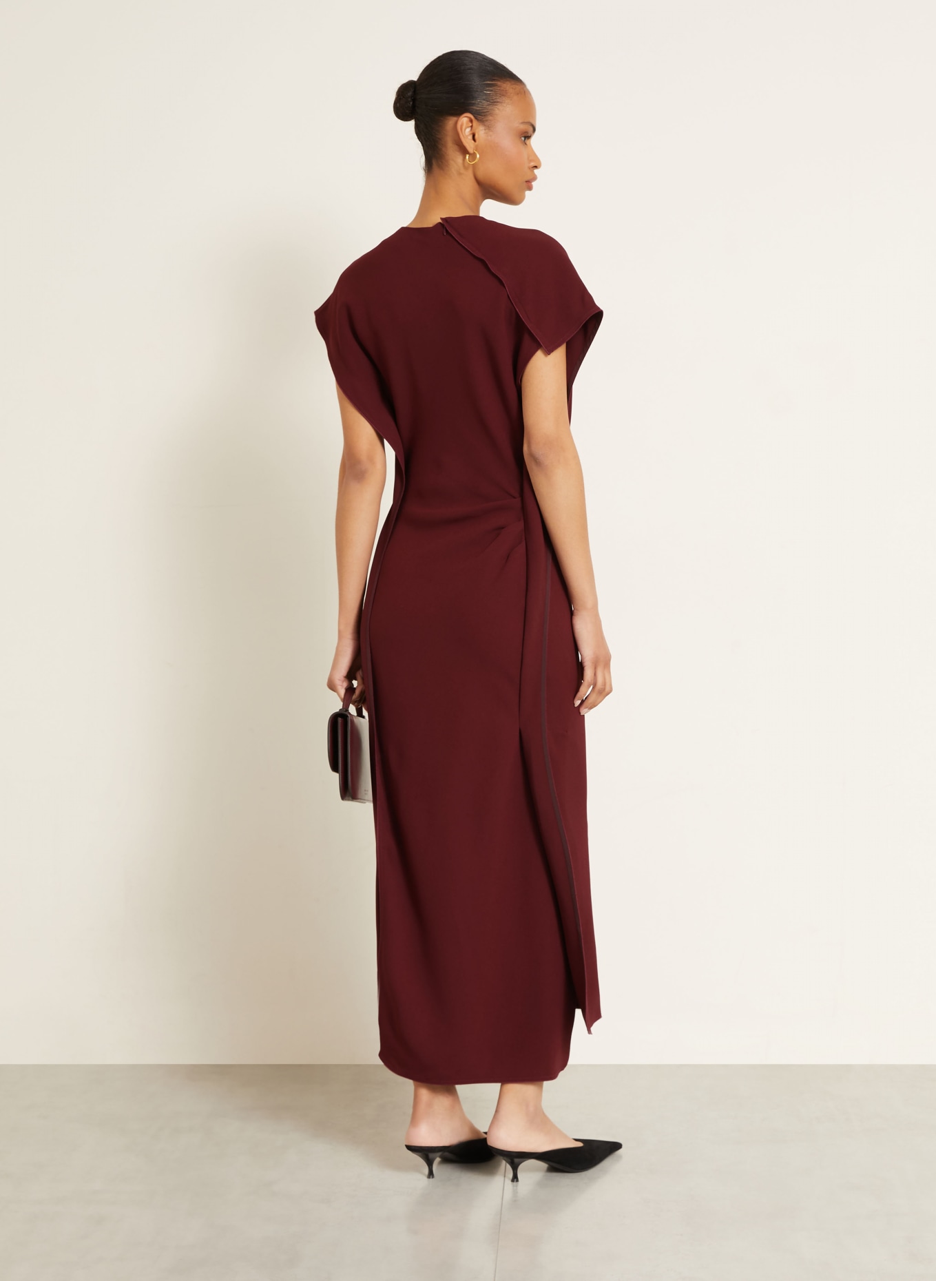 VICTORIA BECKHAM Abendkleid VICTORIA: DUNKELROT