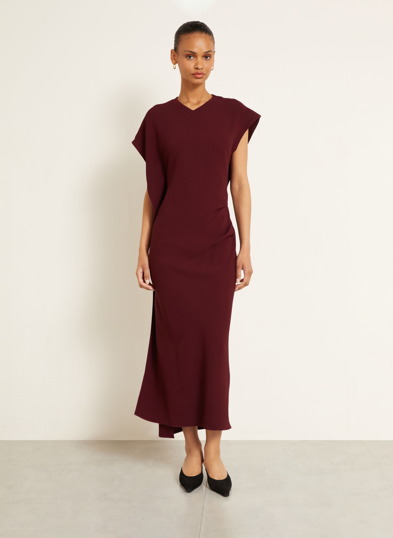 VICTORIA BECKHAM Abendkleid VICTORIA: DUNKELROT