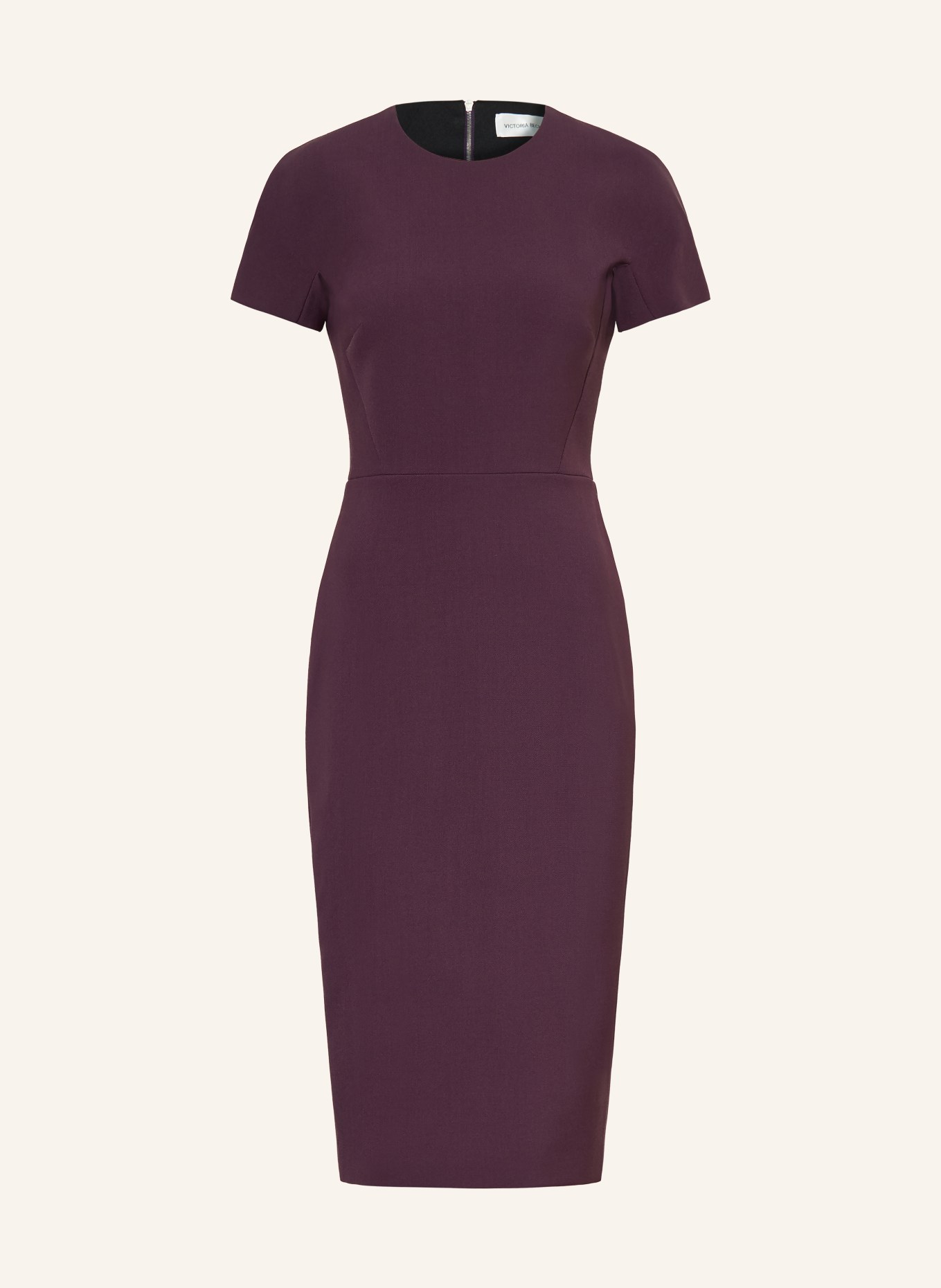 VICTORIA BECKHAM Etuikleid CLAUDE: DUNKELLILA