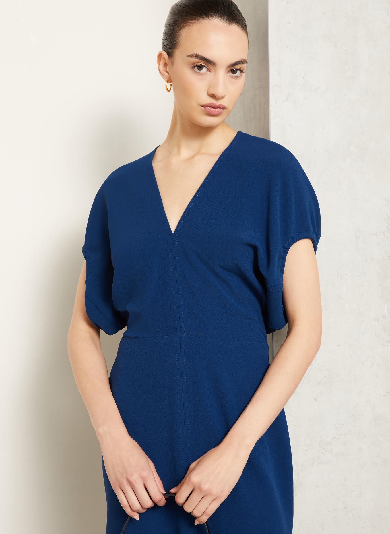 VICTORIA BECKHAM Kleid EDITH: DUNKELBLAU