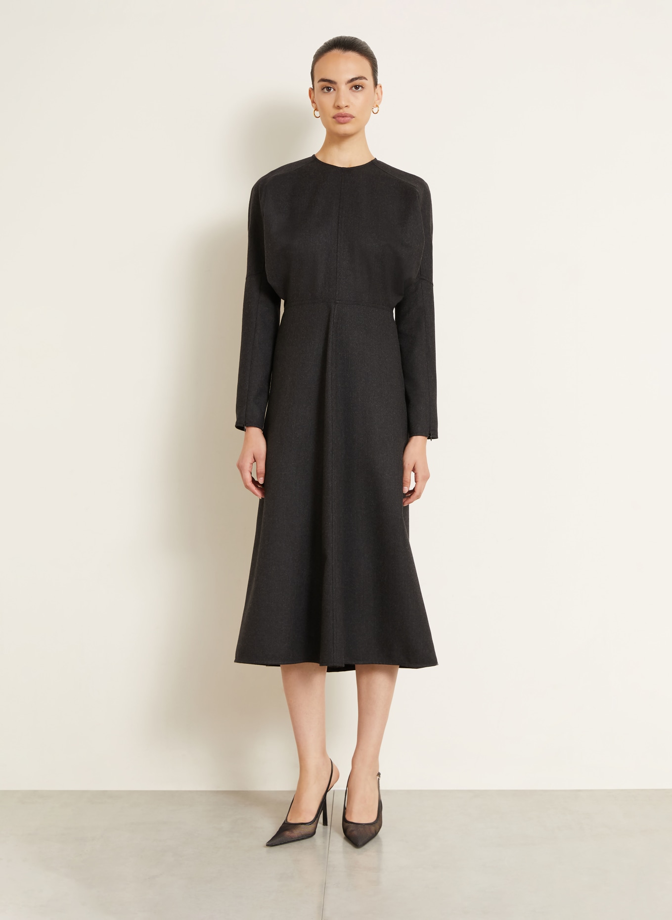 VICTORIA BECKHAM Kleid DOLMAN: DUNKELGRAU