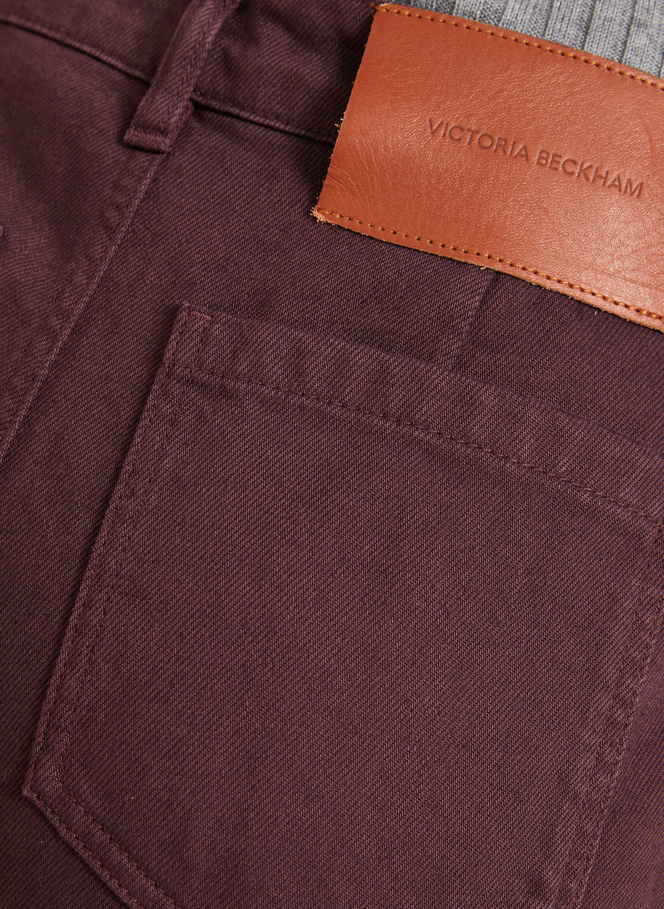 VICTORIA BECKHAM ALINA Wide-Leg Jeans: 9887 ACAI