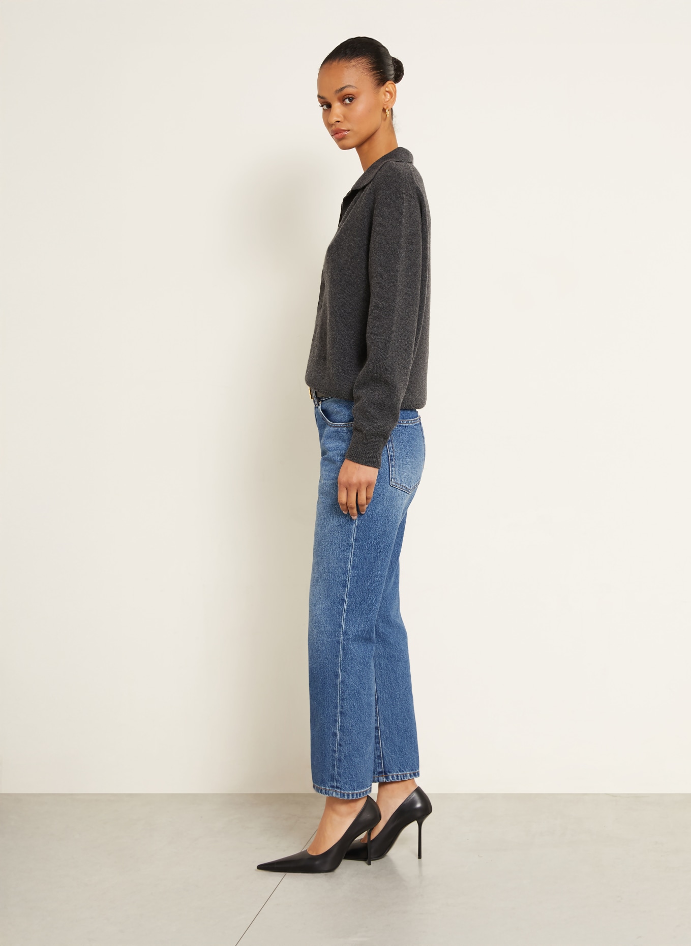 VICTORIA BECKHAM Straight Jeans: 9532 DENIM
