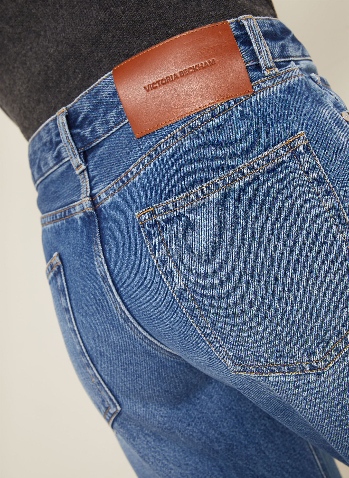 VICTORIA BECKHAM Straight Jeans: 9532 DENIM