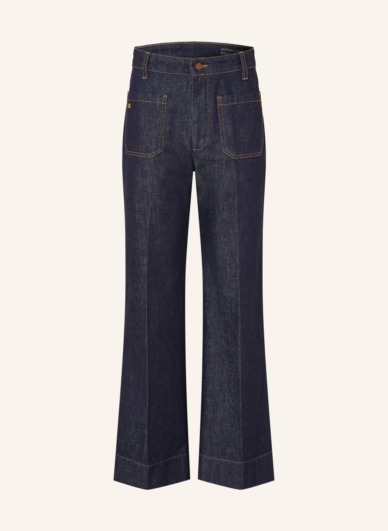 VICTORIA BECKHAM Wide Leg Jeans ALINA: 8221 Indigo Rinse