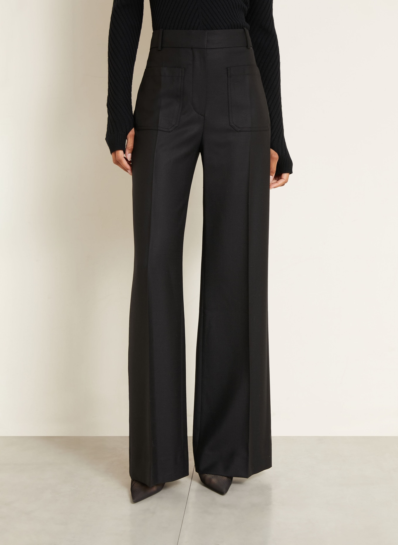 VICTORIA BECKHAM Marlenehose ALINA: SCHWARZ