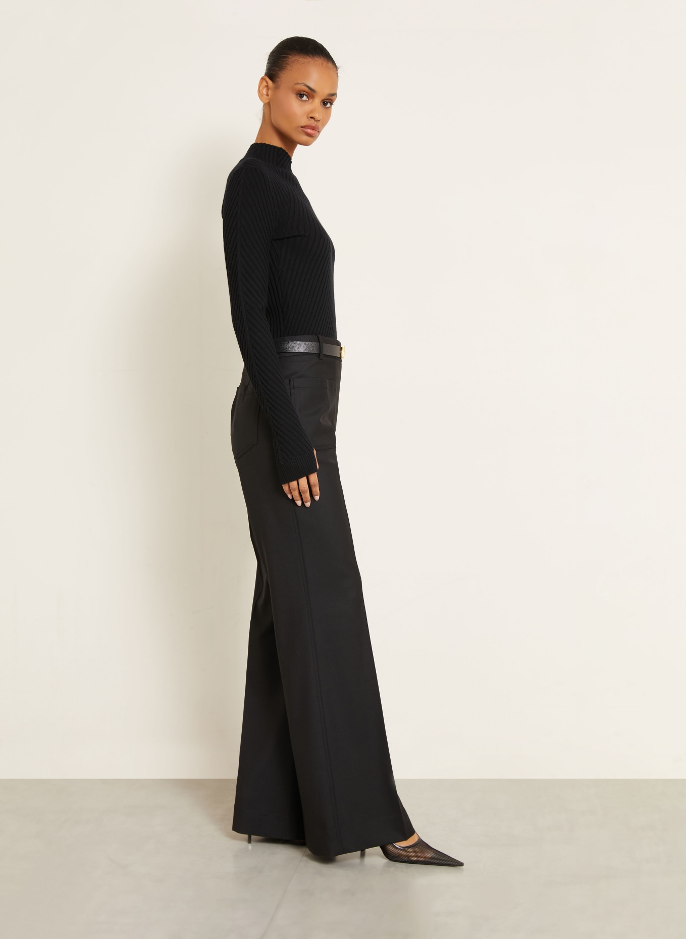 VICTORIA BECKHAM Marlenehose ALINA: SCHWARZ