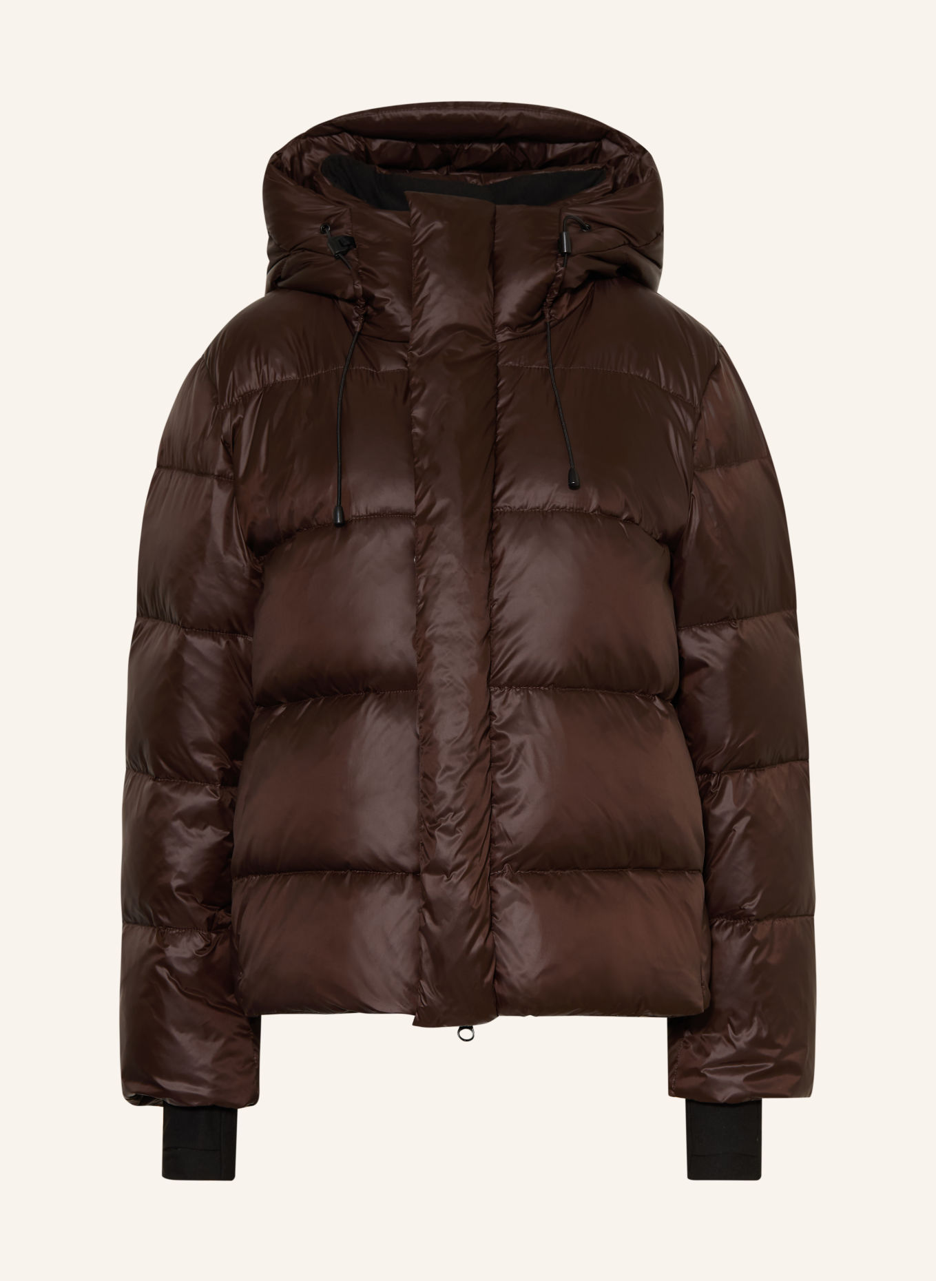 WITHBLACK Lightweight-Daunenjacke PENNY: DUNKELBRAUN