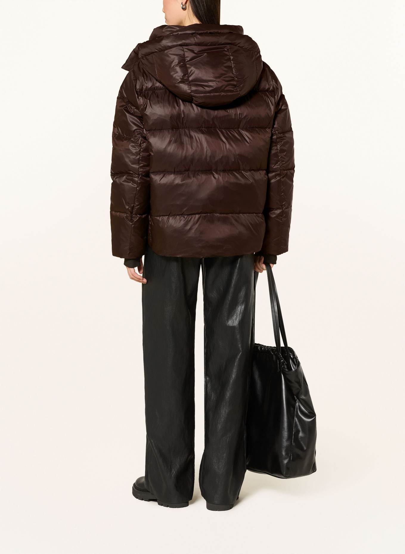 WITHBLACK Lightweight-Daunenjacke PENNY: DUNKELBRAUN