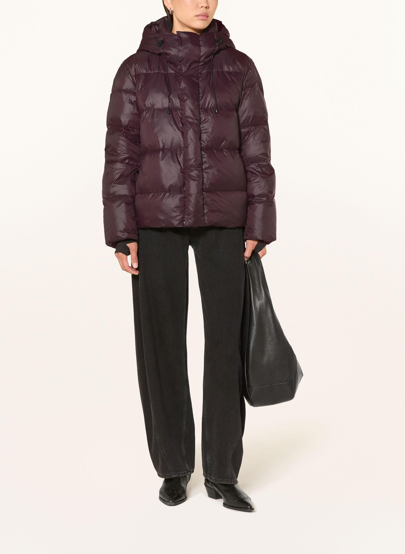 WITHBLACK Lightweight-Daunenjacke PENNY: DUNKELROT