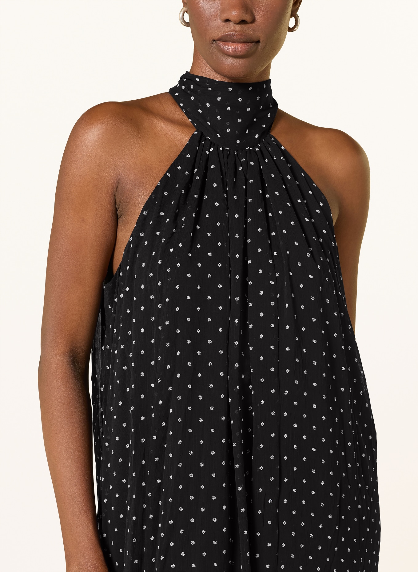 ROTATE Jumpsuit: BLACK / WHITE