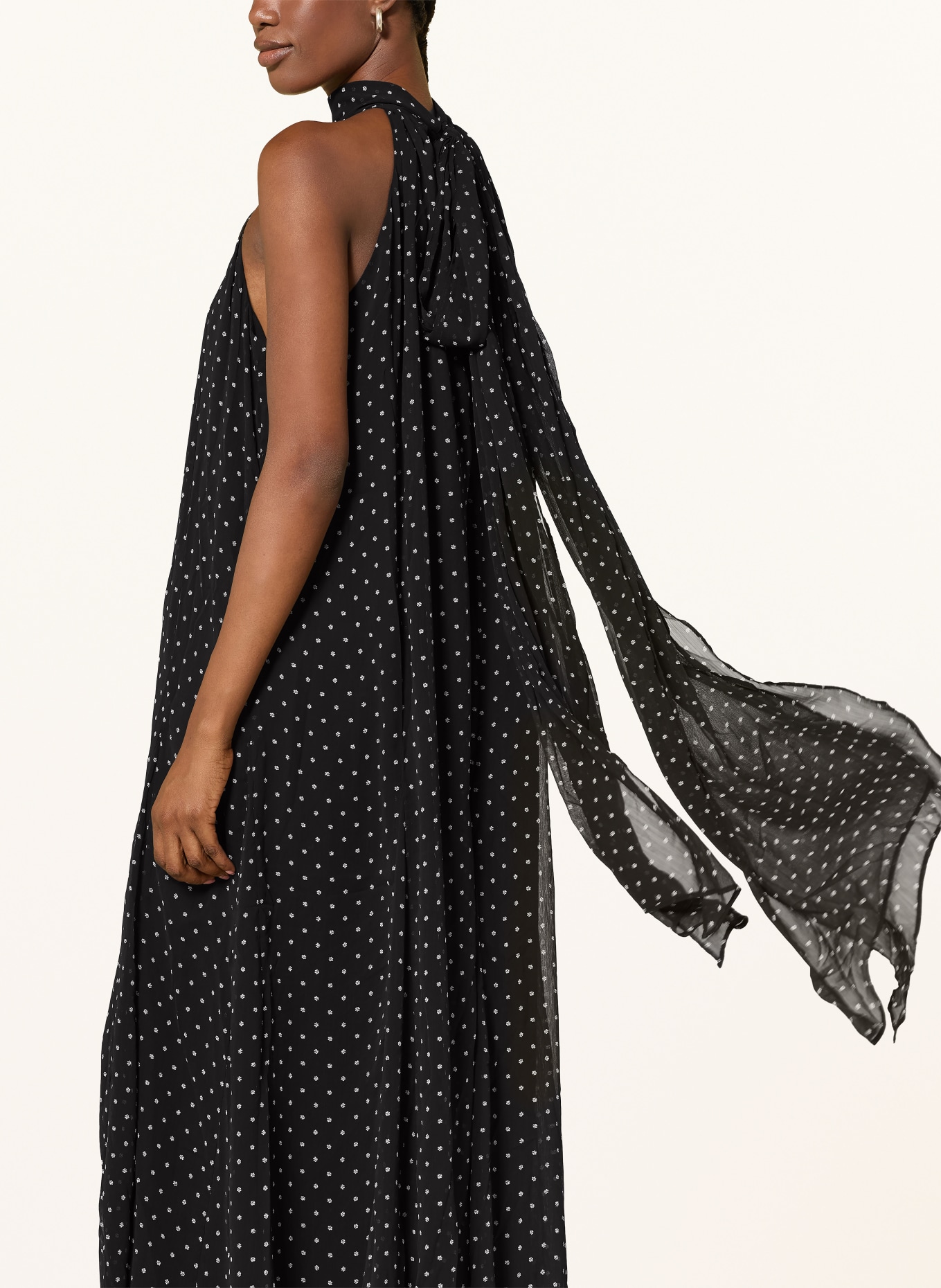 ROTATE Jumpsuit: BLACK / WHITE