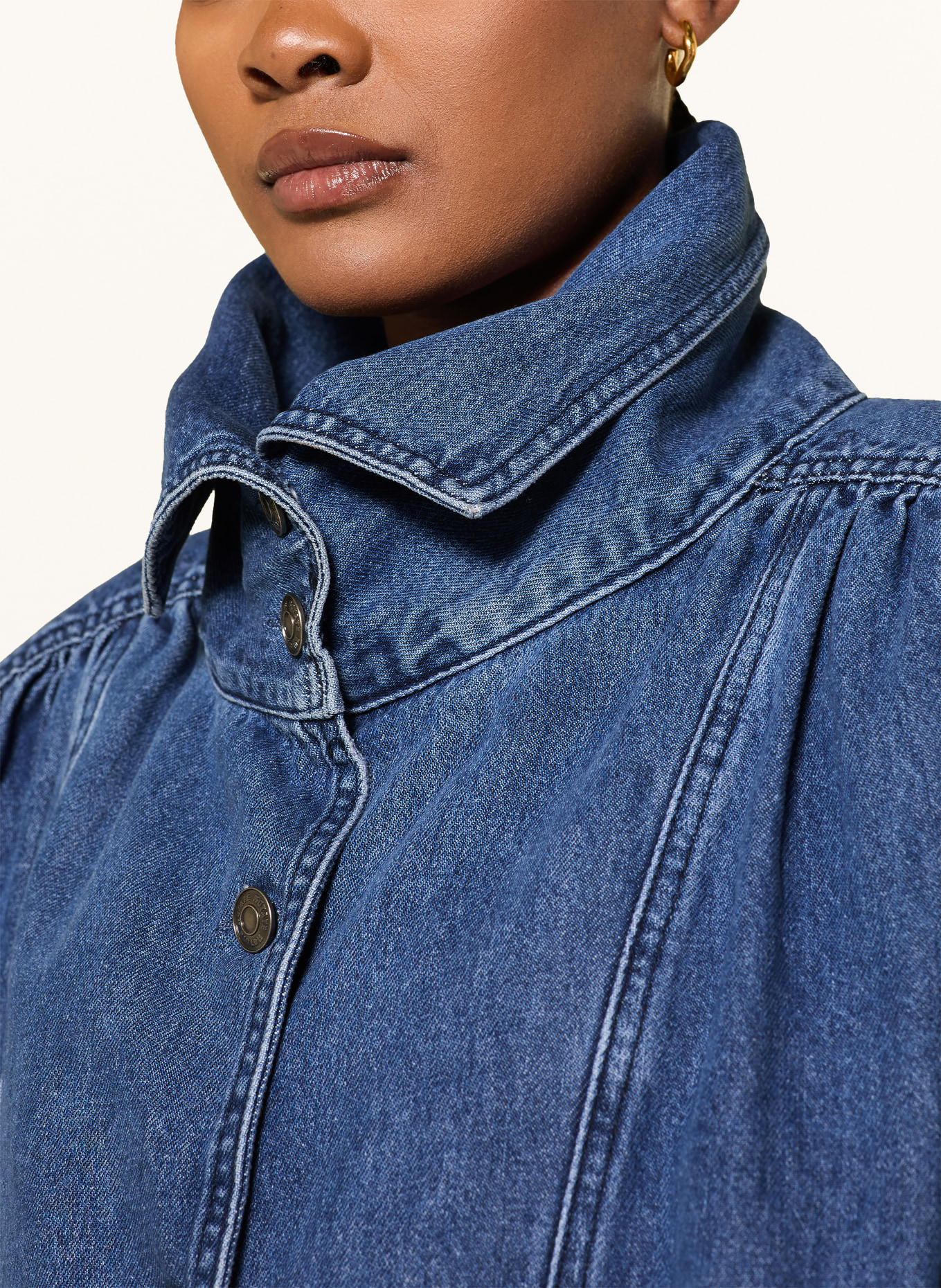 ROTATE Jeansjacke: 1603 Medium blue denim