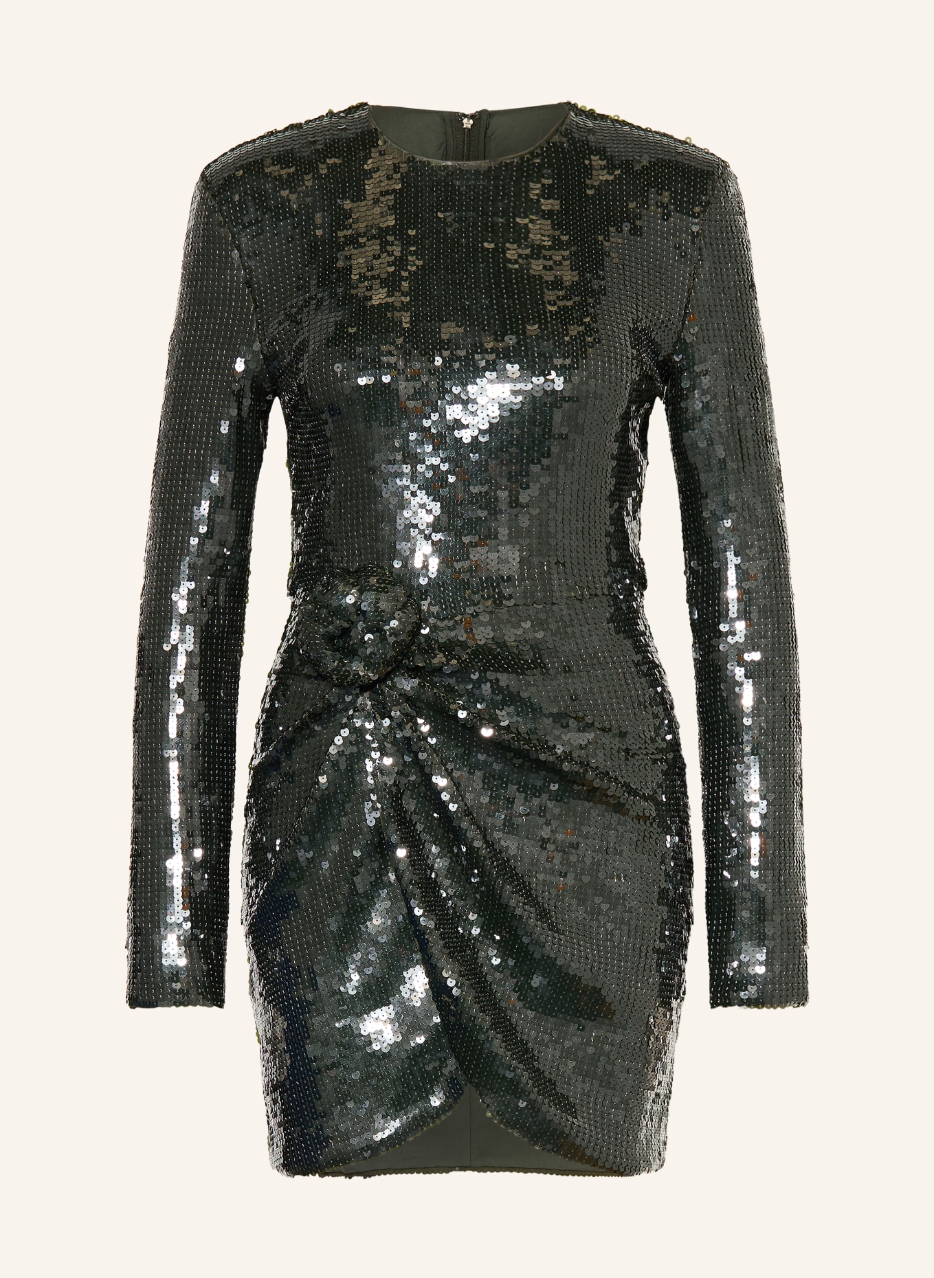 ROTATE Cocktail dress with sequins: DARK GREEN