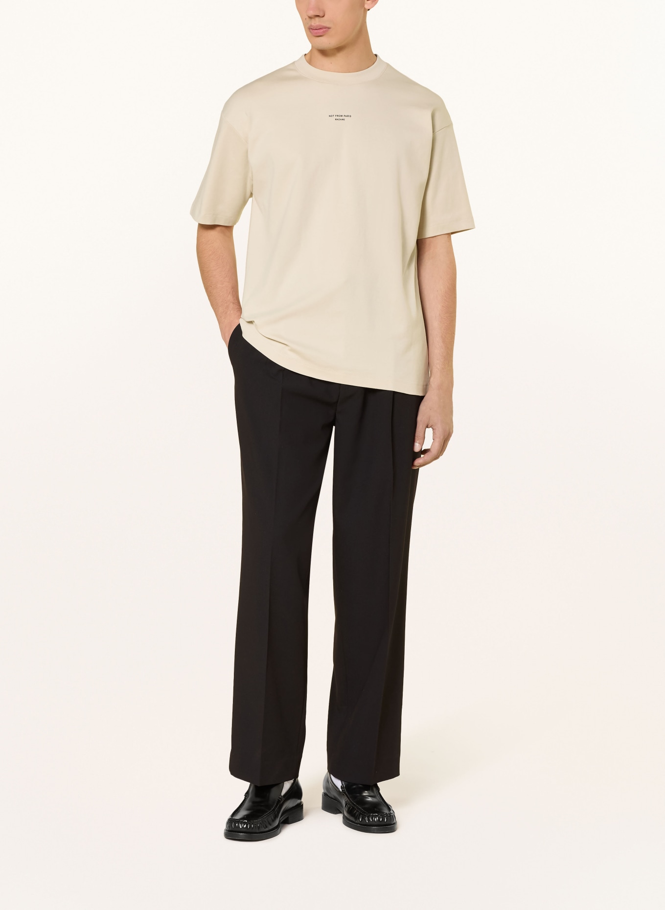 DRÔLE DE MONSIEUR T-shirt: BEIGE