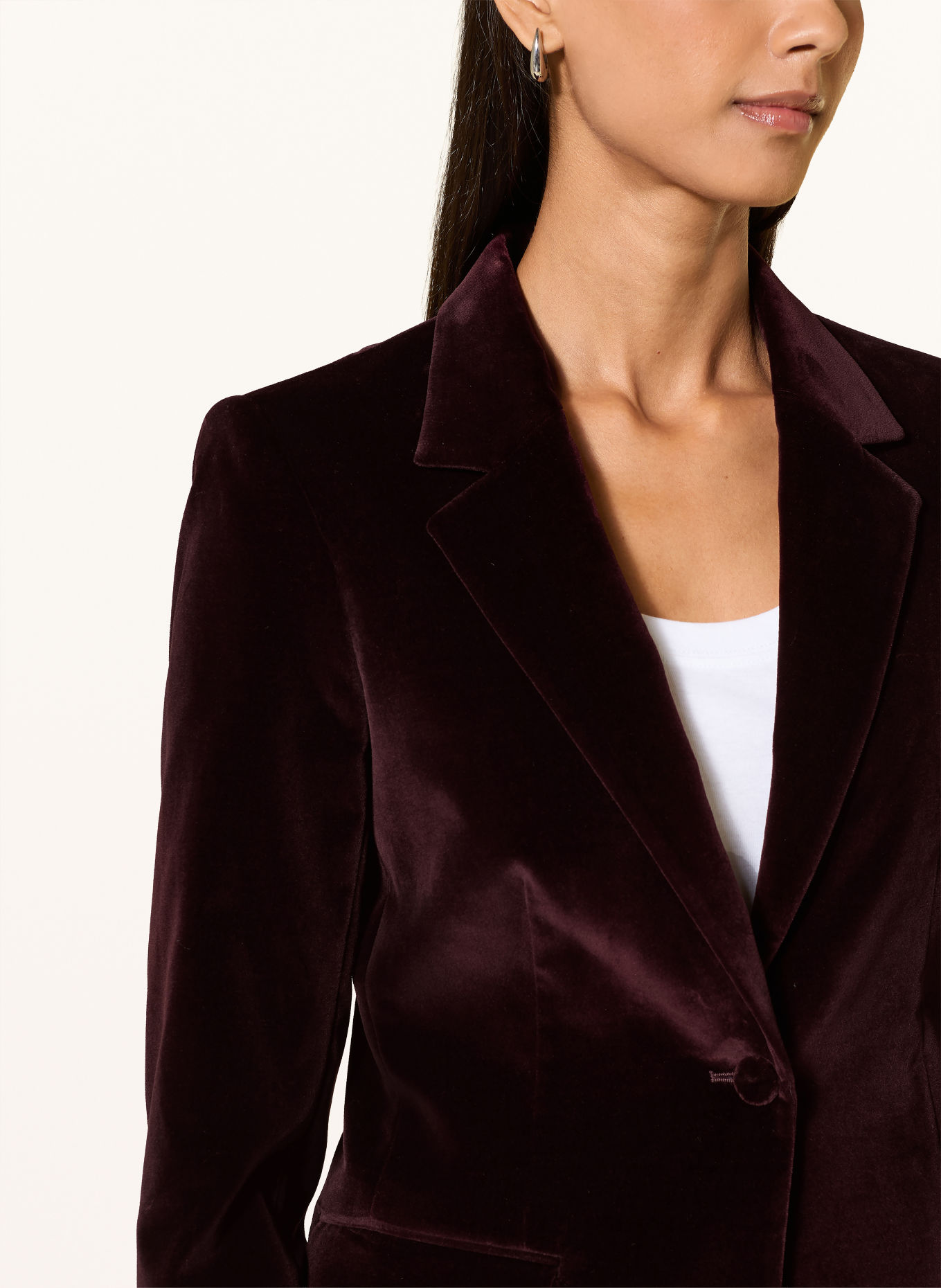 GANT Velvet Blazer: DARK RED