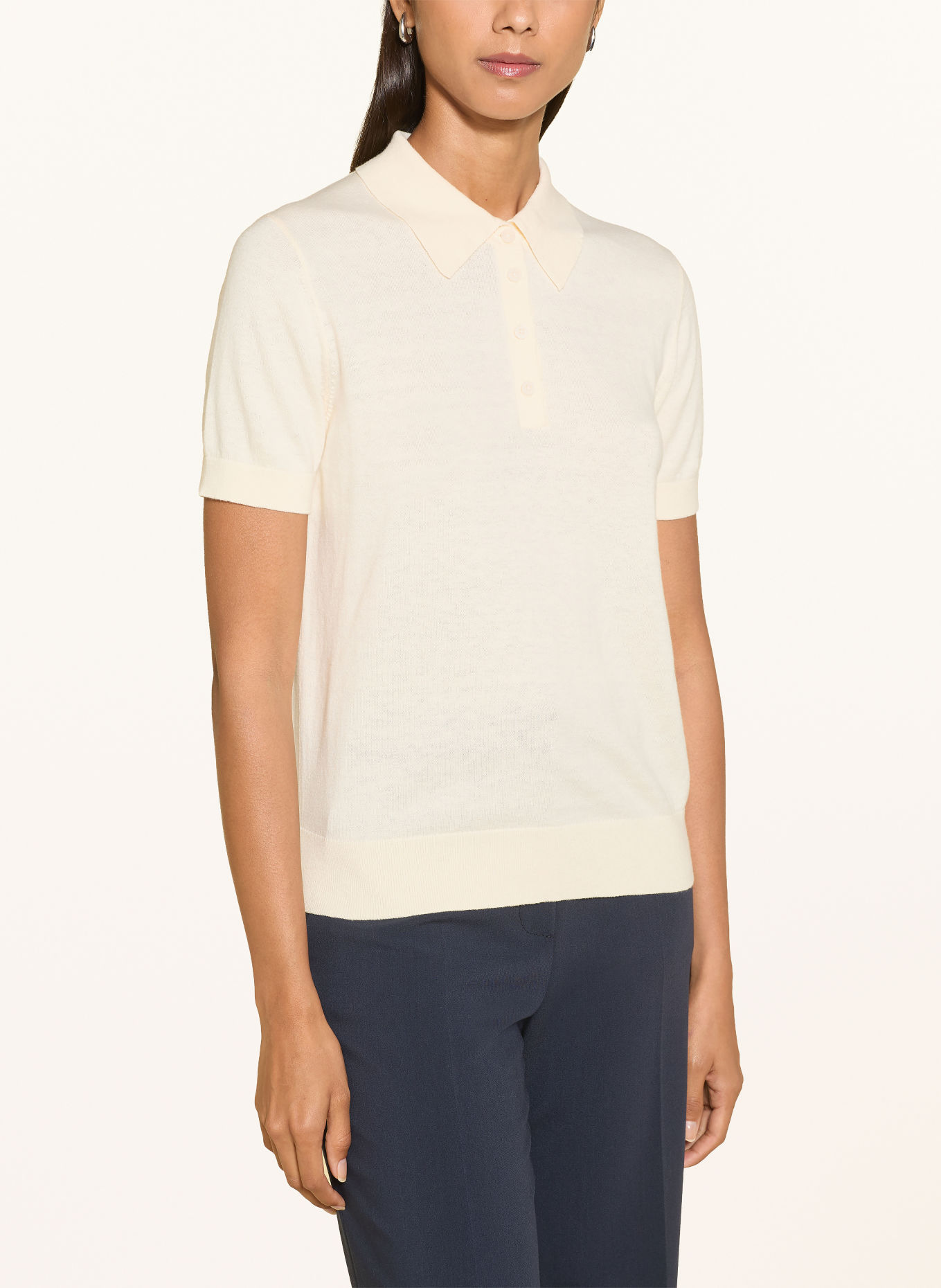 GANT Polo en maille: CRÈME