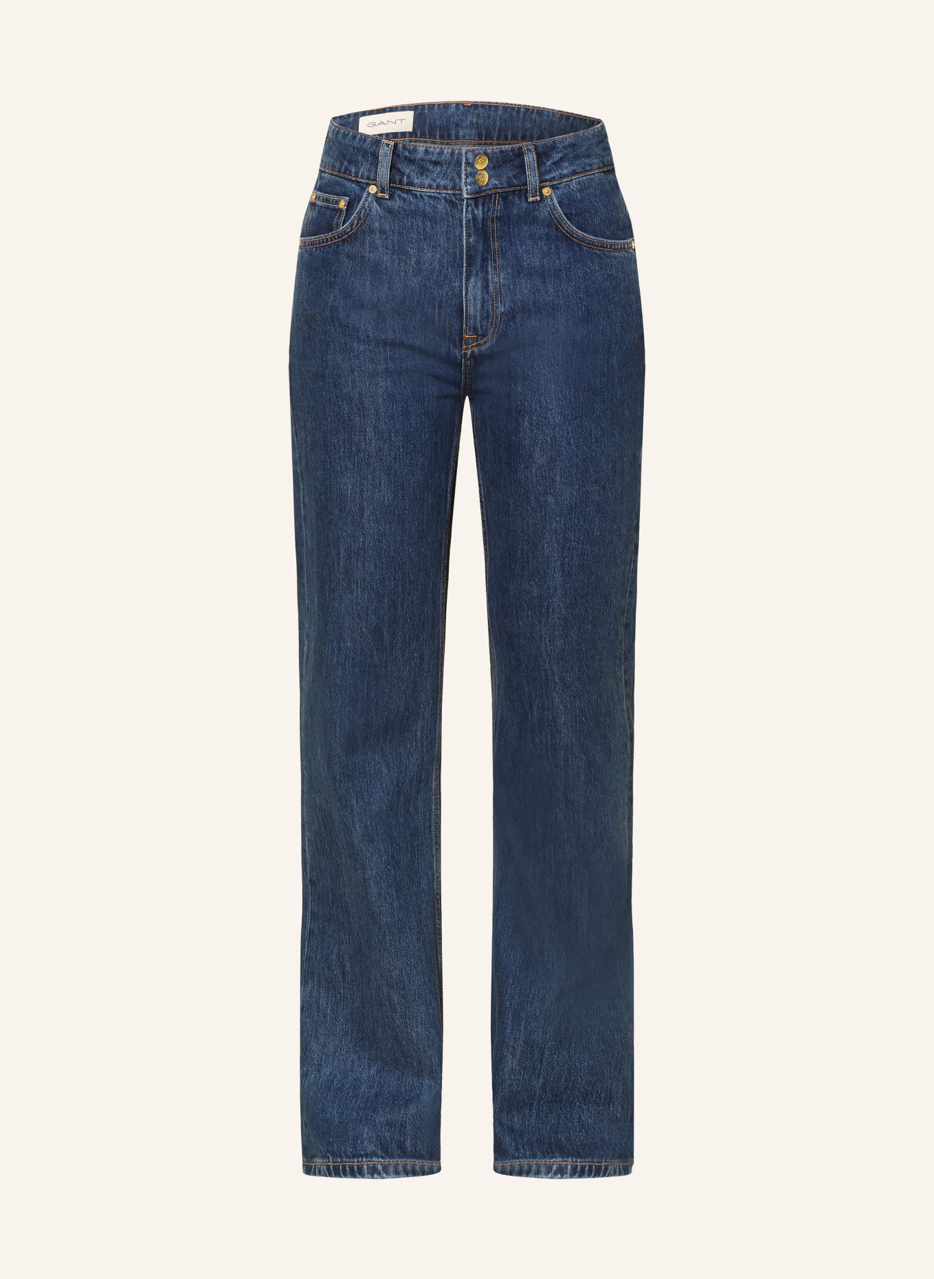 GANT Jean droit: 961 Dark Blue Worn In