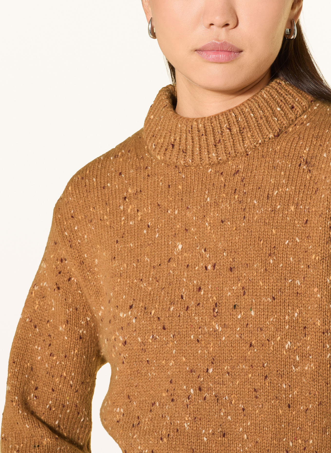 GANT Pull: MARRON / ROUGE FONCÉ / BLANC