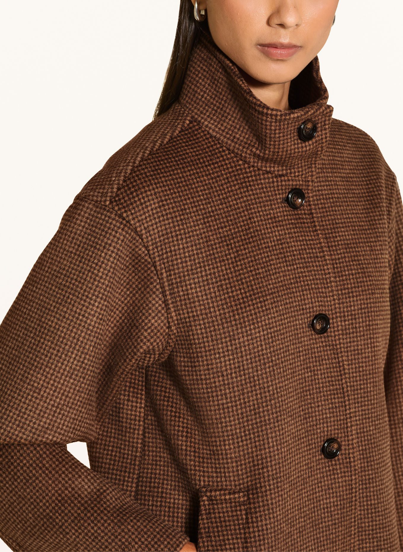 GANT Kastenjacke: BRAUN / CAMEL