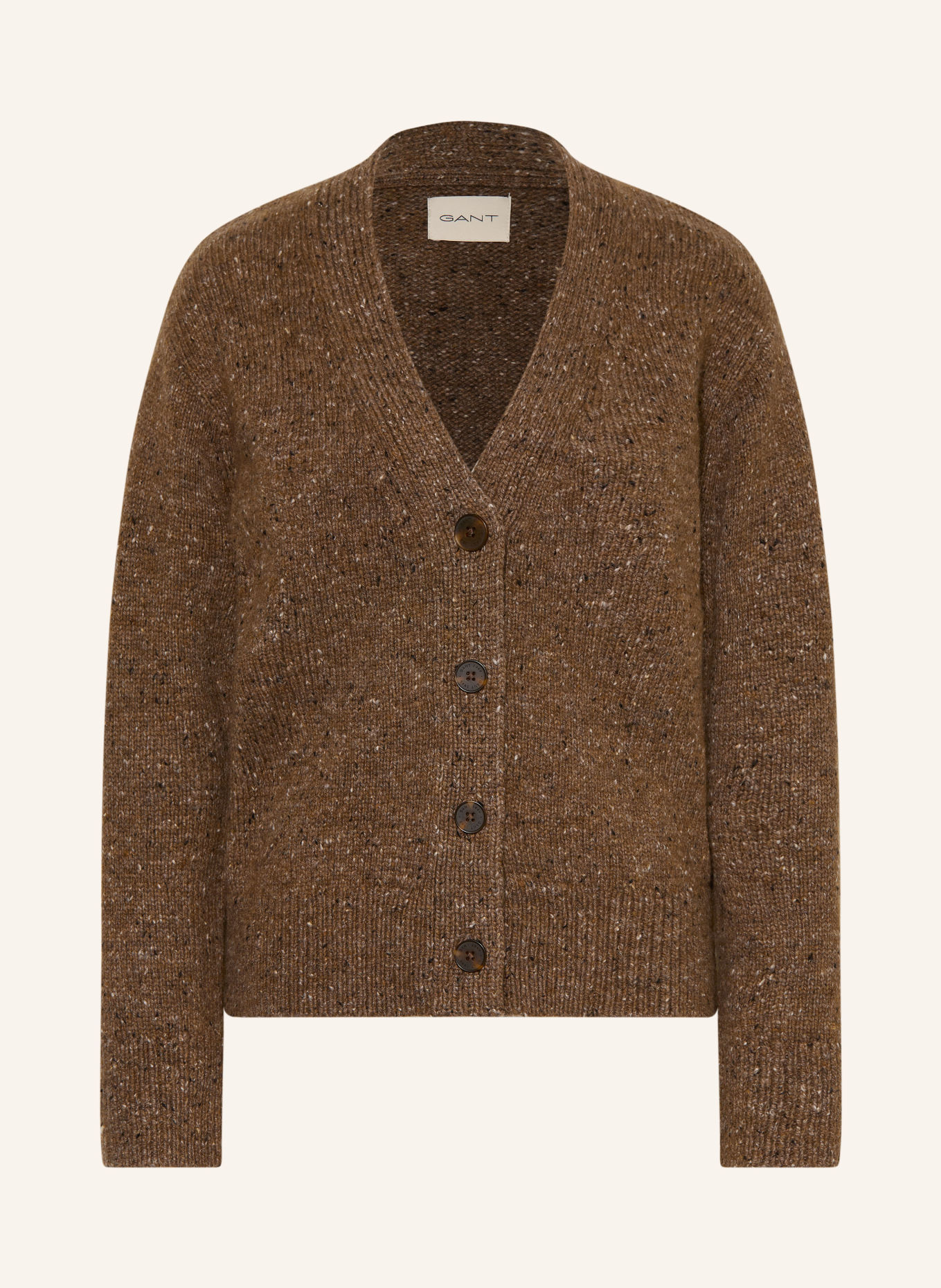 GANT Gilet: MARRON
