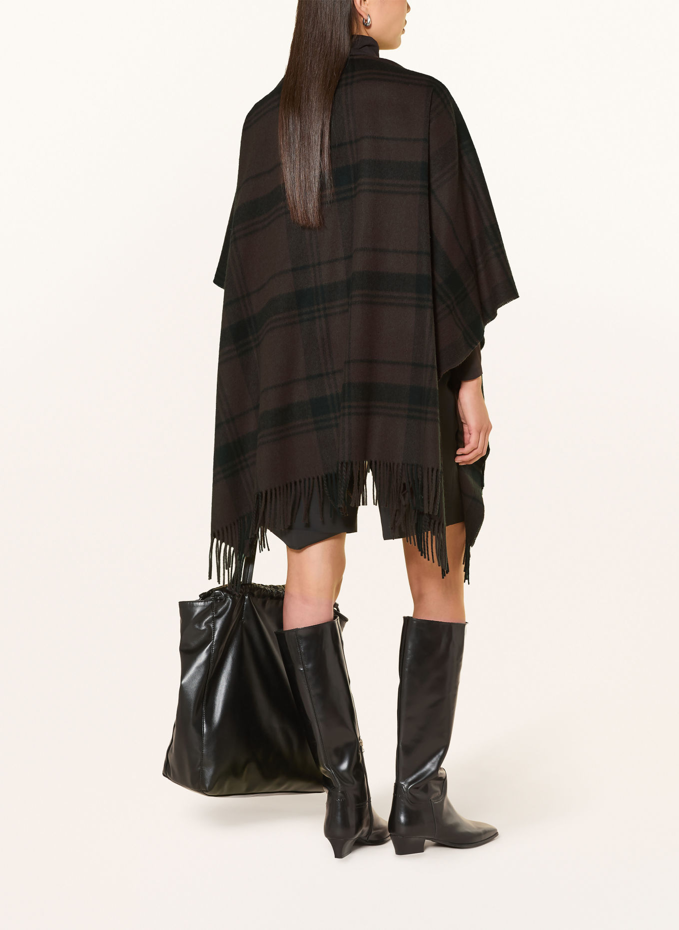 GANT Cape: DARK BROWN / BLACK