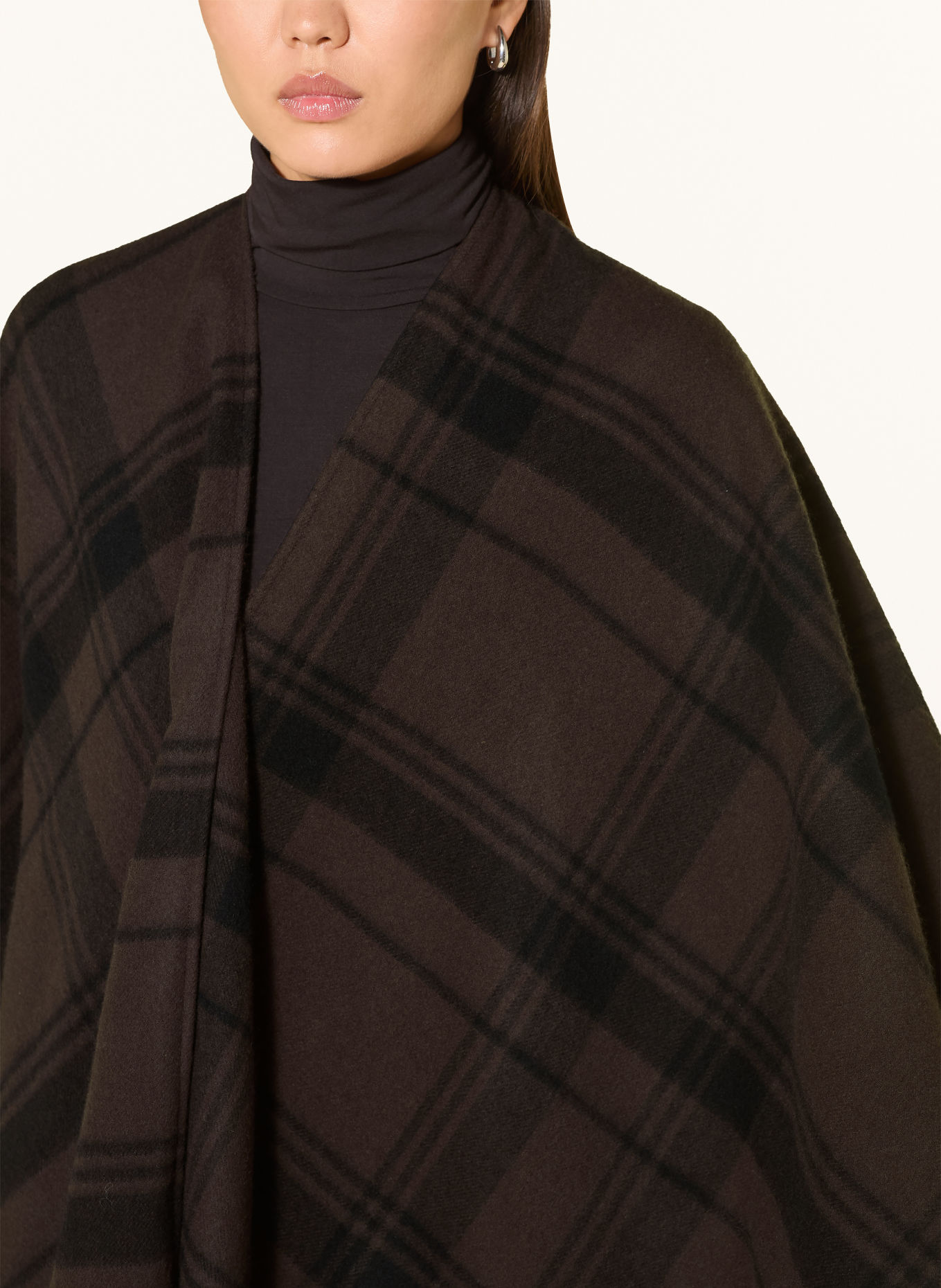 GANT Cape: DARK BROWN / BLACK