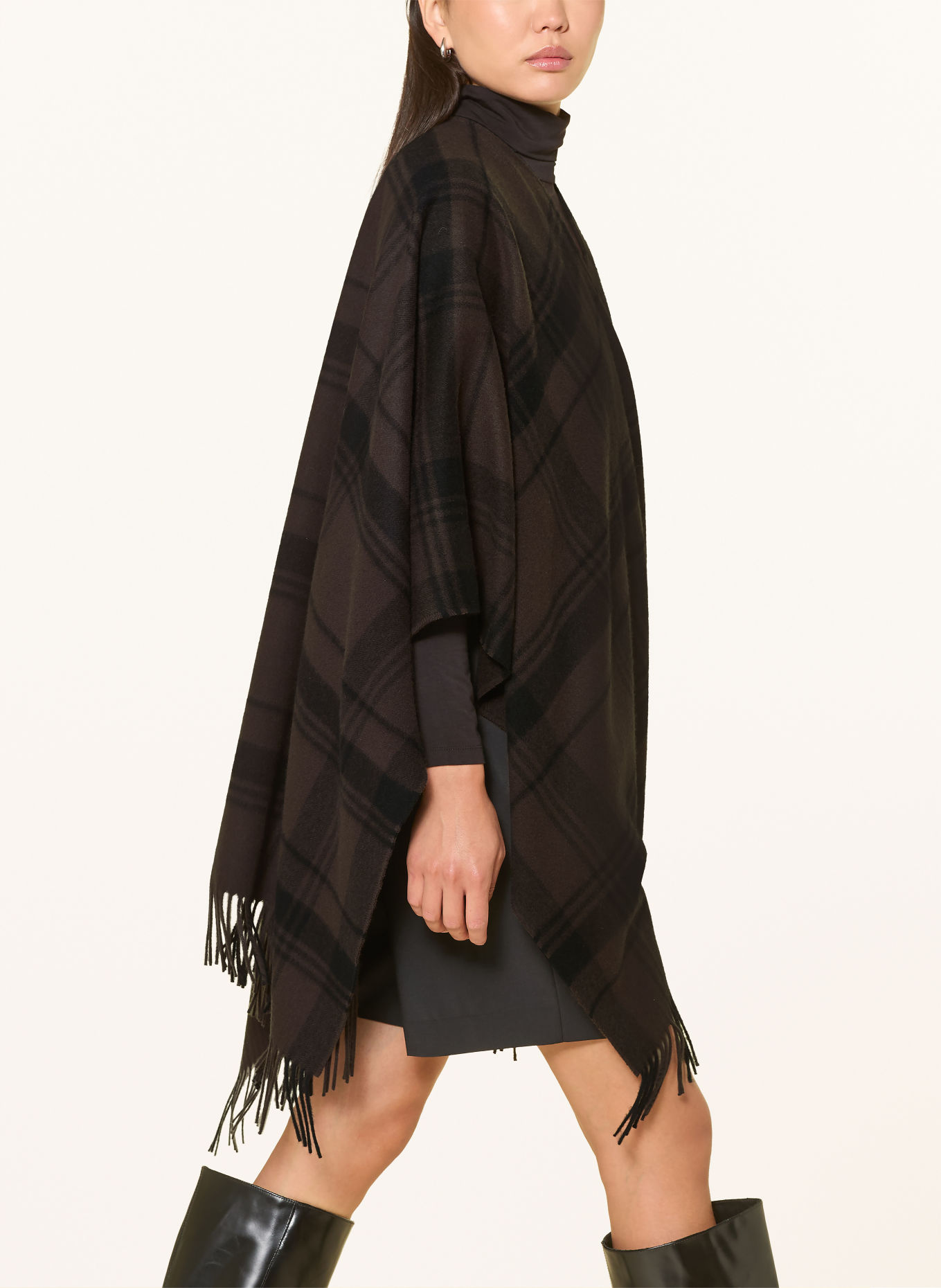 GANT Cape: DARK BROWN / BLACK