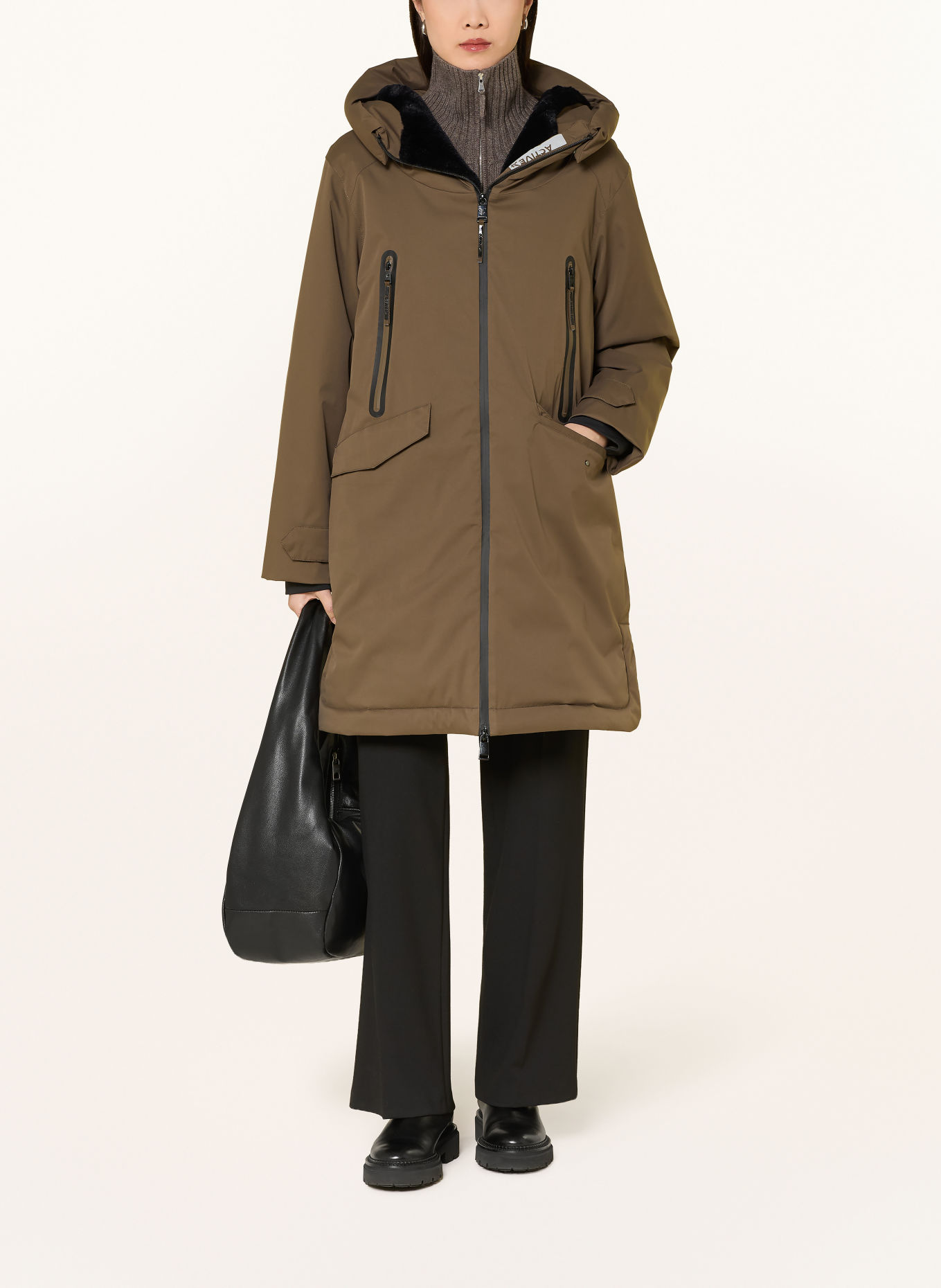 FUCHS SCHMITT Parka EASTBOURNE: BRAUN